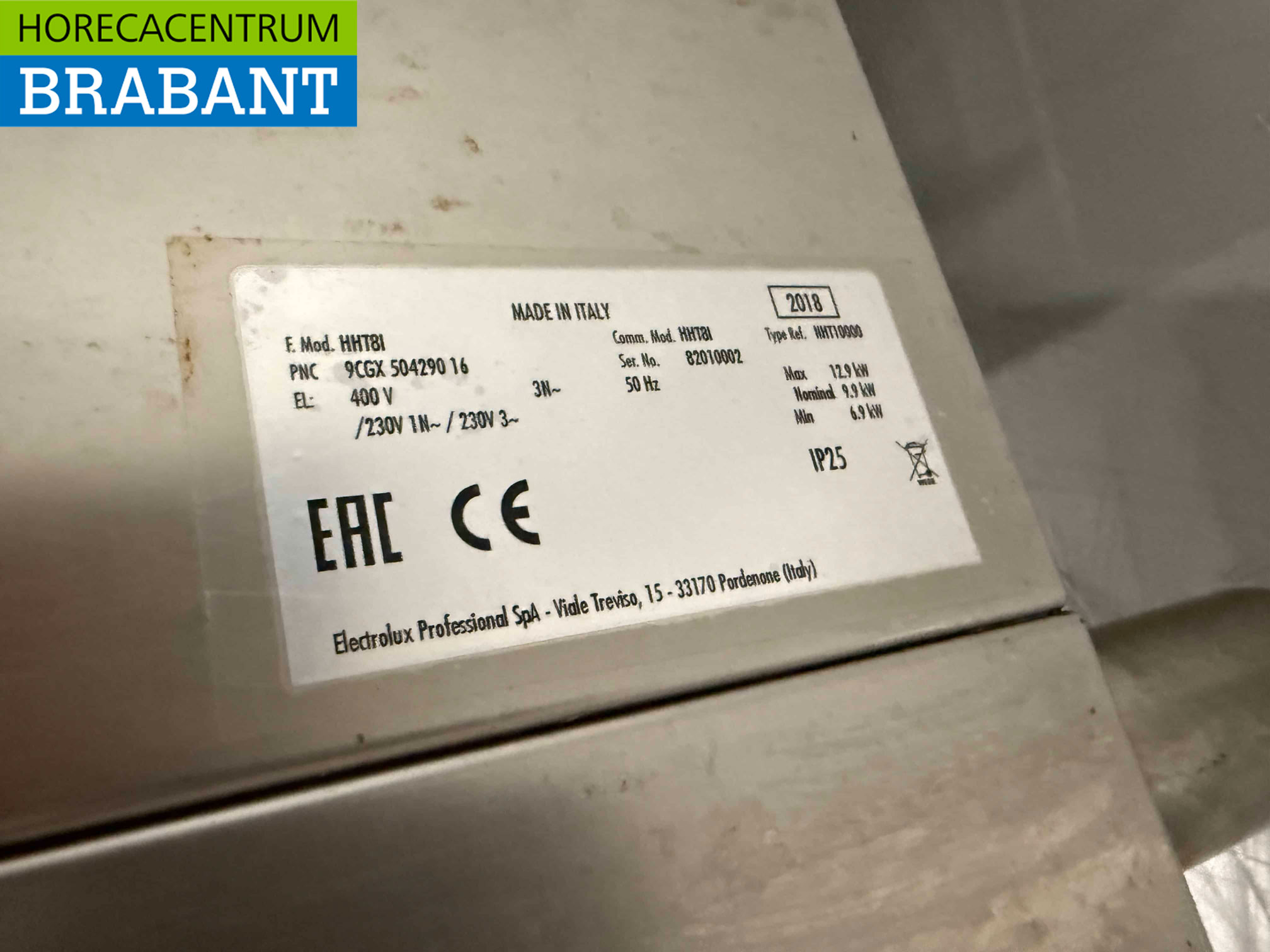 Lave-vaisselle coulissant Zanussi HHT8 en acier inoxydable 400V Restauration – Image 7