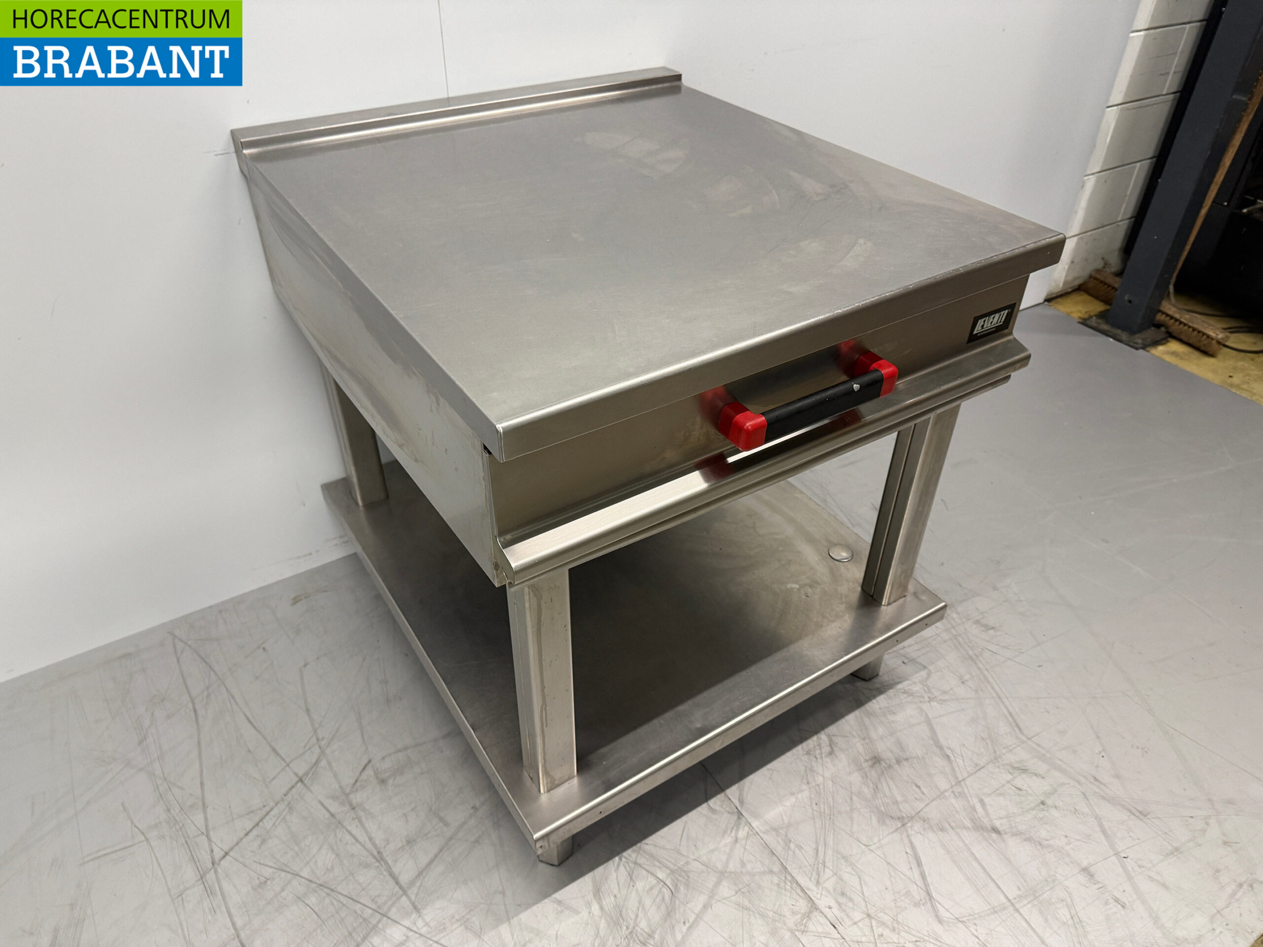 Unité de travail Leventi en acier inoxydable Unité de store neutre 80 cm Horeca – Image 3