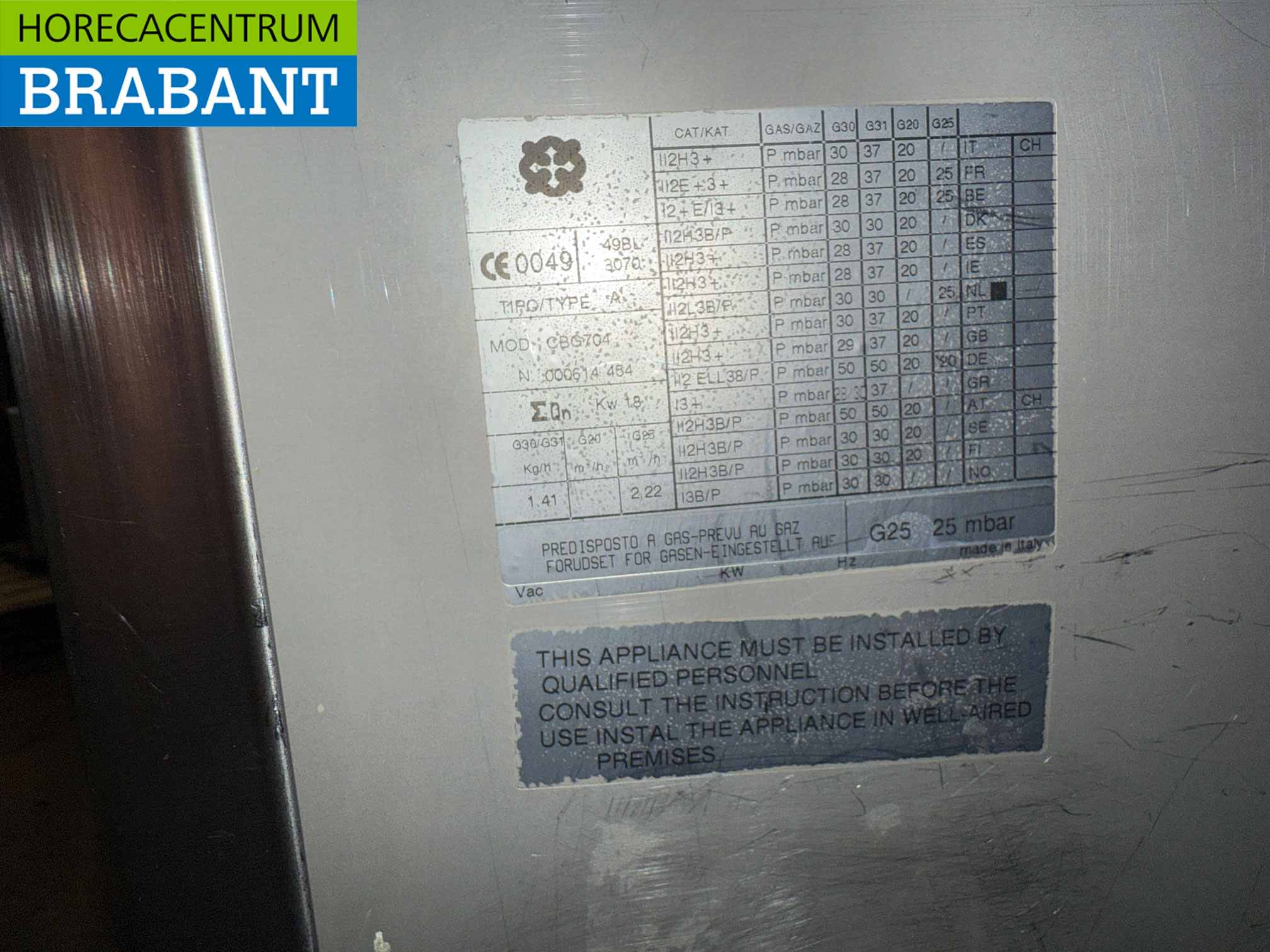 Plaque de cuisson à 4 feux Zanussi en acier inoxydable 80 cm GAS Catering (kopie) – Image 5