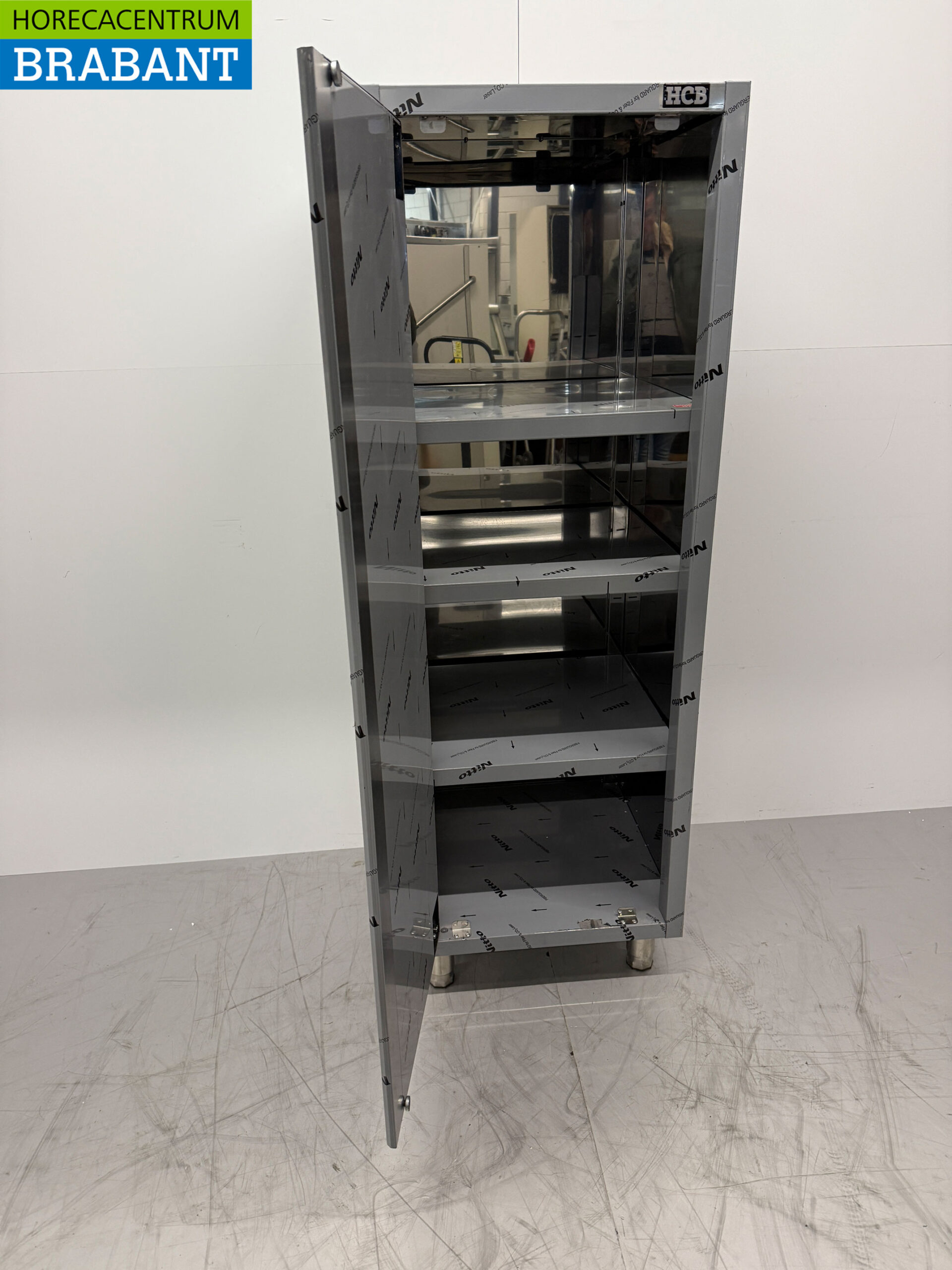 Acier inoxydable HCB Armoire alimentaire Armoire de travail 1 porte Premium-line 60 cm Restauration (kopie) – Image 4