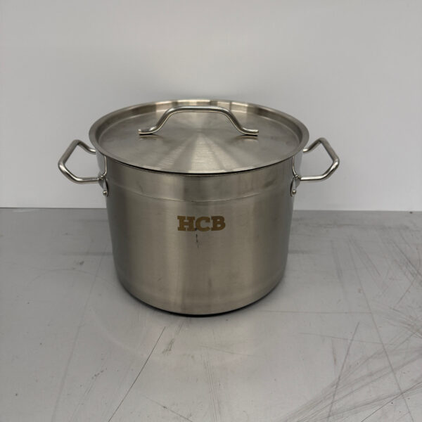 Acier inoxydable HCB Poêle de cuisson Poêle à soupe 25 x 19 cm 9 litres Restauration