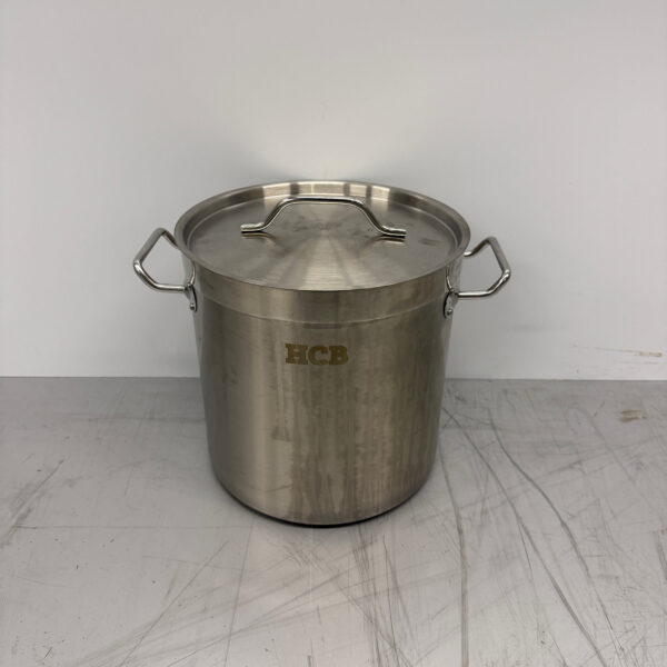Acier inoxydable Poêle à soupe Poêle de cuisson Induction 26 x 26 cm 12 litres Restauration