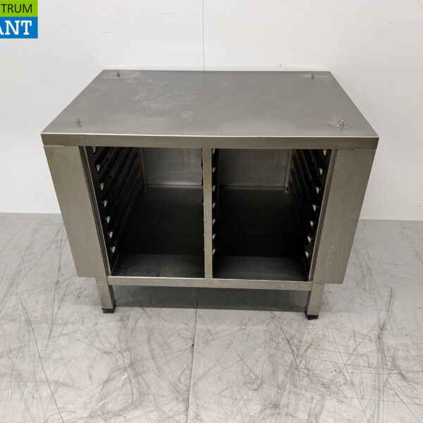 Support pour cuiseur vapeur Rational en acier inoxydable avec étagère 90,5 x 64 x 71,5 cm Horeca