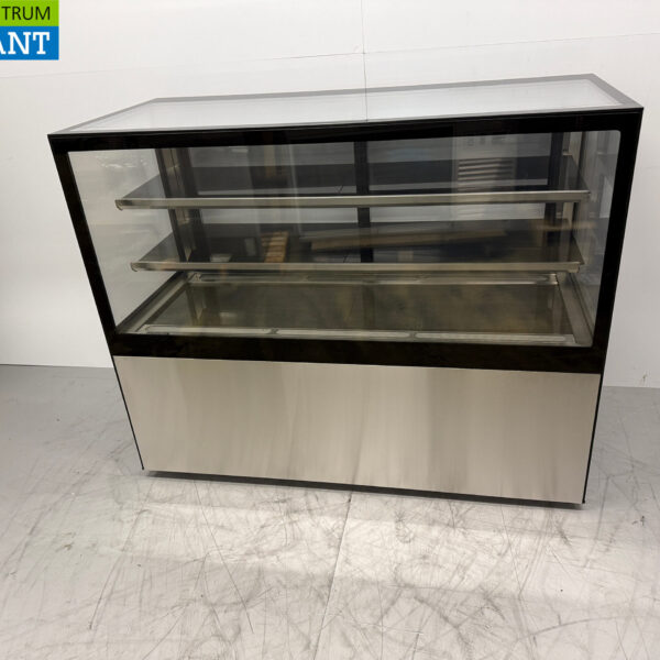 Vitrine réfrigérée mobile Polar en acier inoxydable 150 cm 230V Horeca