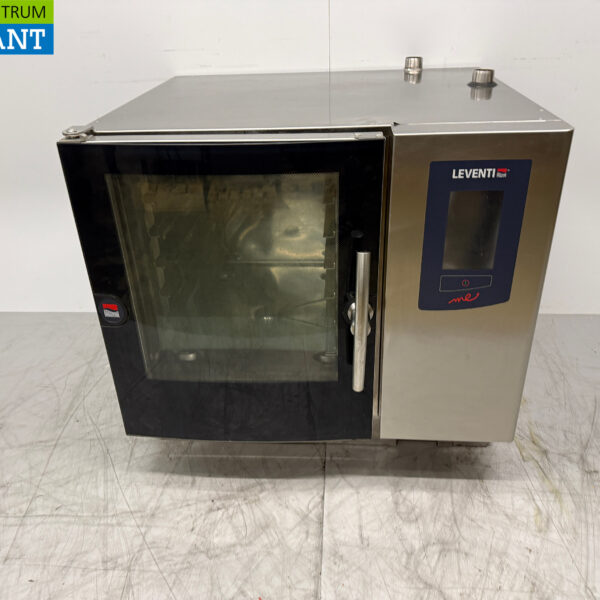 Acier inoxydable Leventi Me Combisteamer Steamer 6 x 60/40 cm 400V Horeca