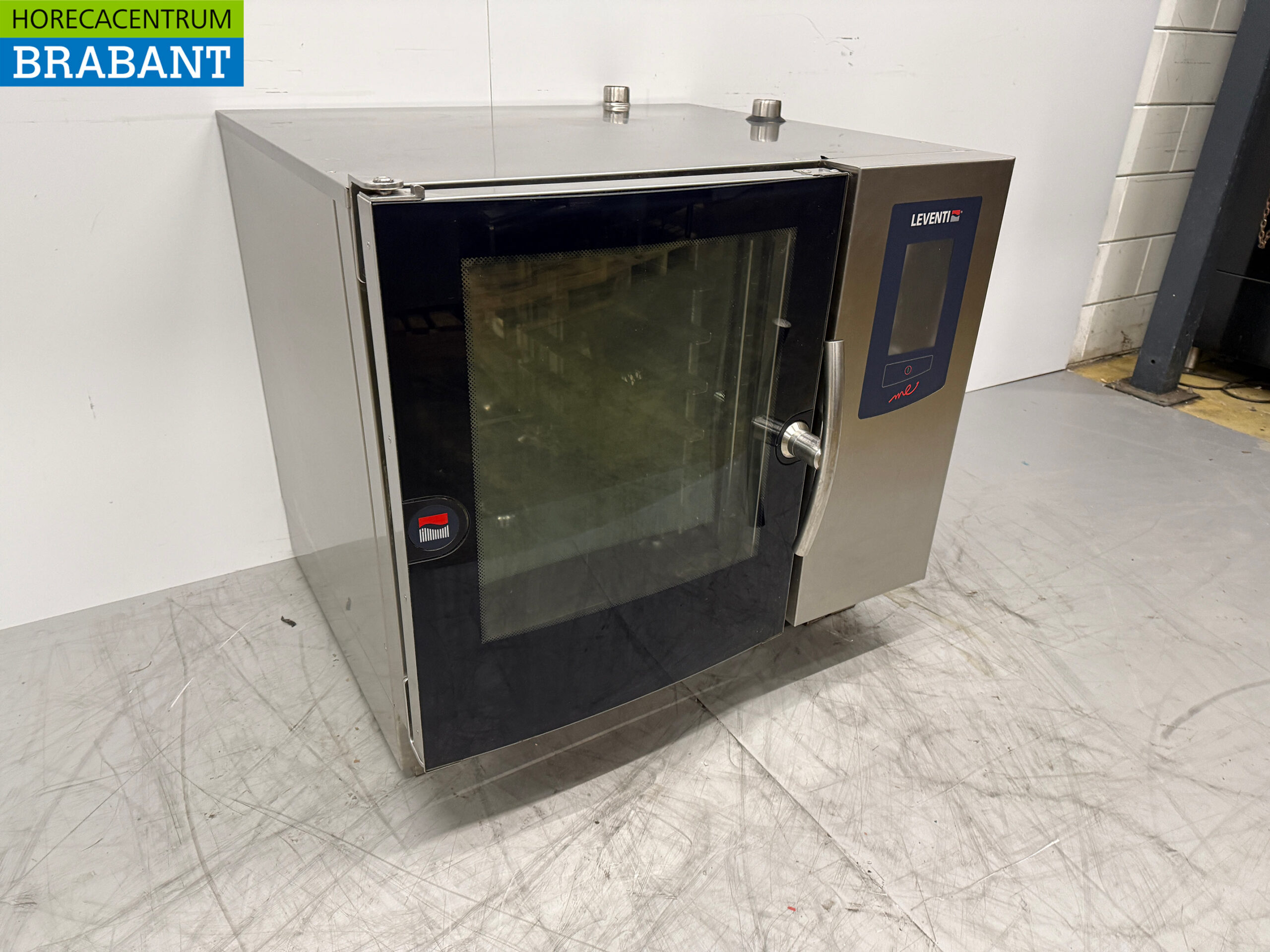 Acier inoxydable Leventi Me Combisteamer Steamer 6 x 60/40 cm 400V Horeca – Image 3