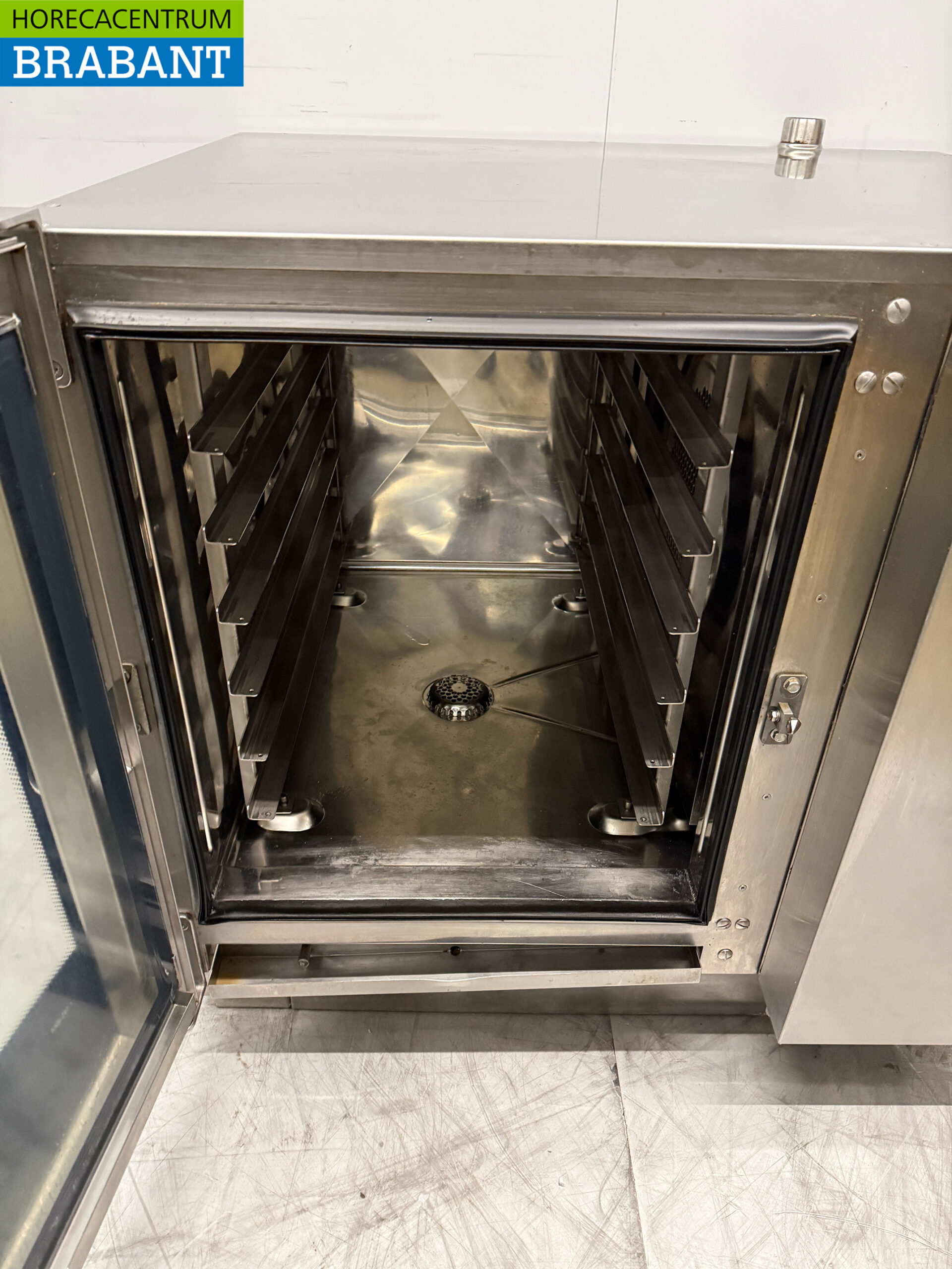 Acier inoxydable Leventi Me Combisteamer Steamer 6 x 60/40 cm 400V Horeca – Image 4