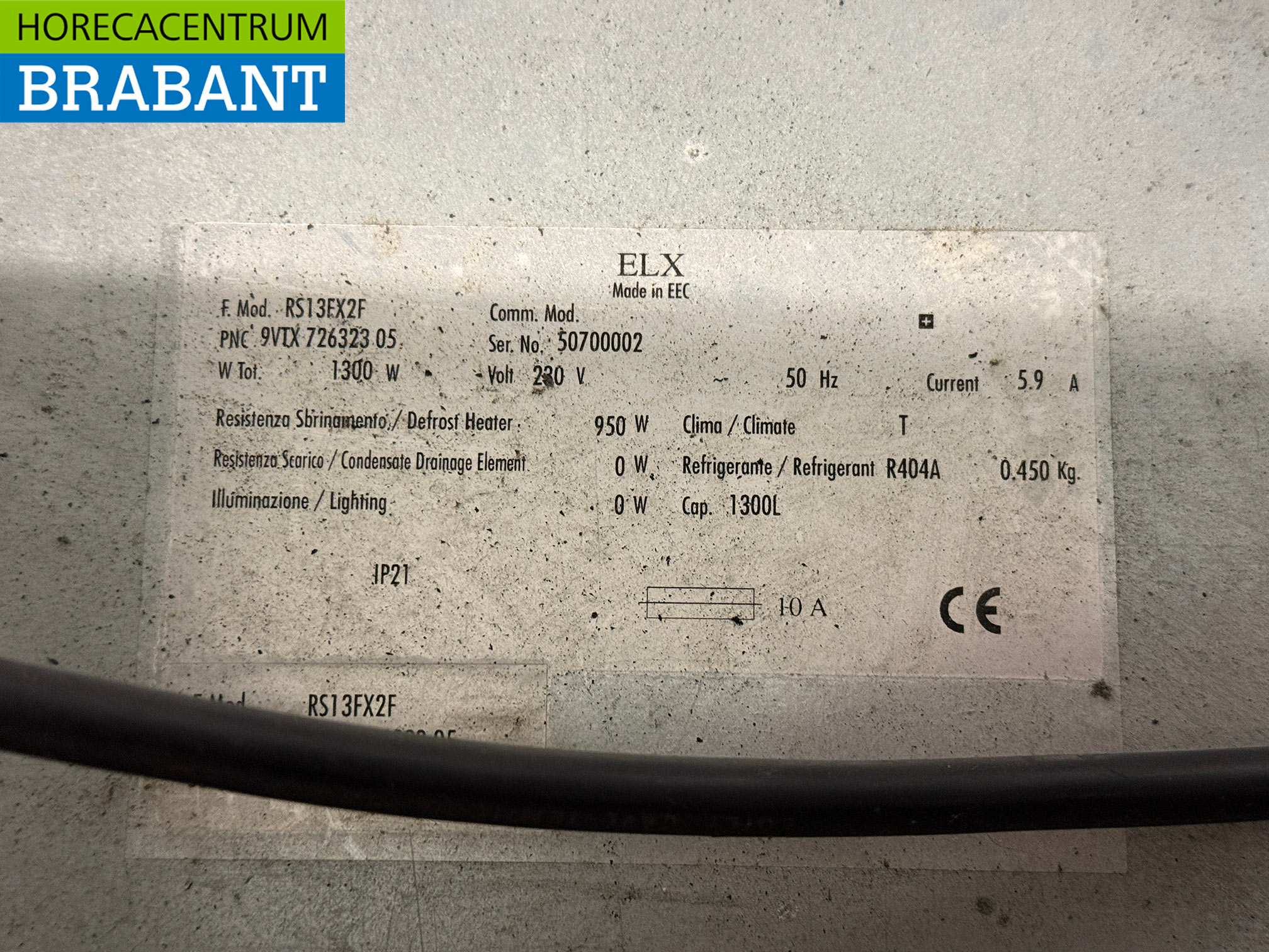 Acier inoxydable Zanussi Congélateur double porte 1300 litres 230V Horeca – Image 5