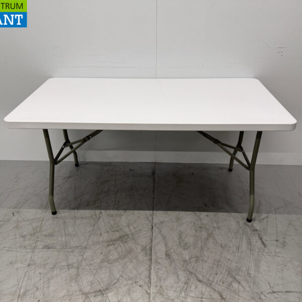 Table pliante en plastique Bolero 151 x 75,5 x 73,5 cm Restauration