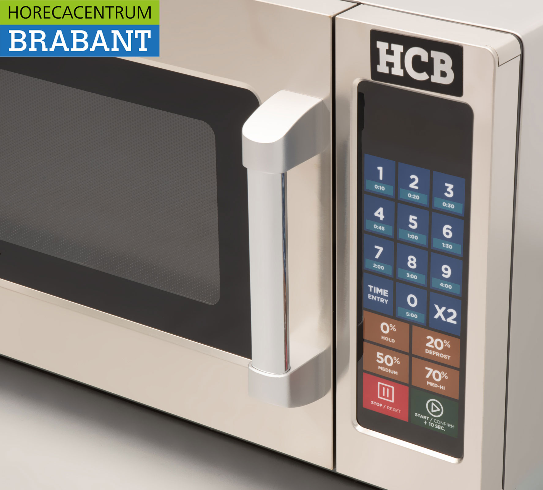 Four à micro-ondes HCB en acier inoxydable 34 litres 1000 watts 230V Horeca – Image 4