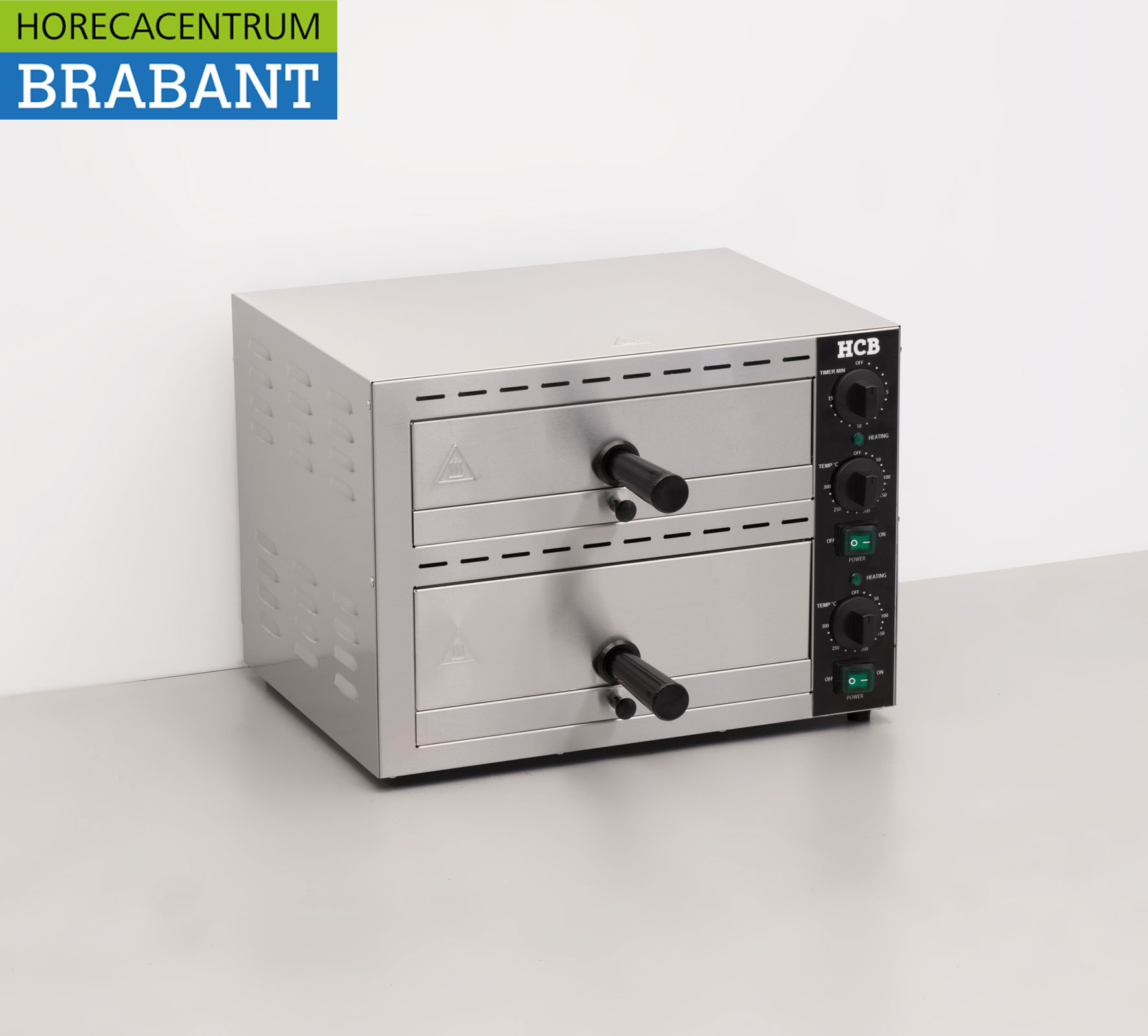 HCB acier inoxydable Double Four à Snack Four à Pizza 230V Catering – Image 3