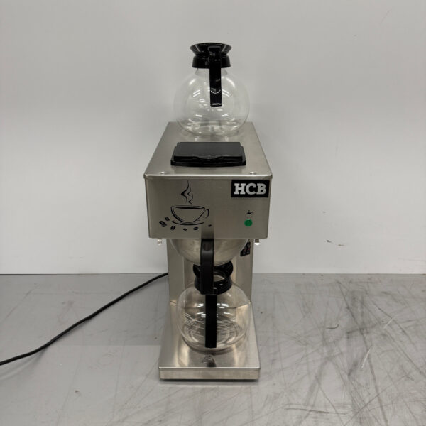 HCB acier inoxydable Machine à café Machine à café avec 2 pichets 1,8 litres 230V Horeca