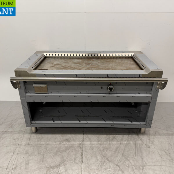 Gril Teppanyaki en acier inoxydable 144 cm GAS Horeca