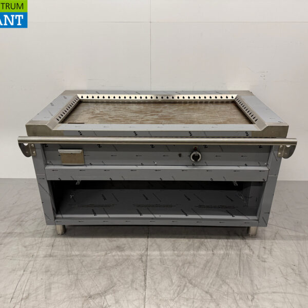 Gril Teppanyaki en acier inoxydable 144 cm GAS Horeca