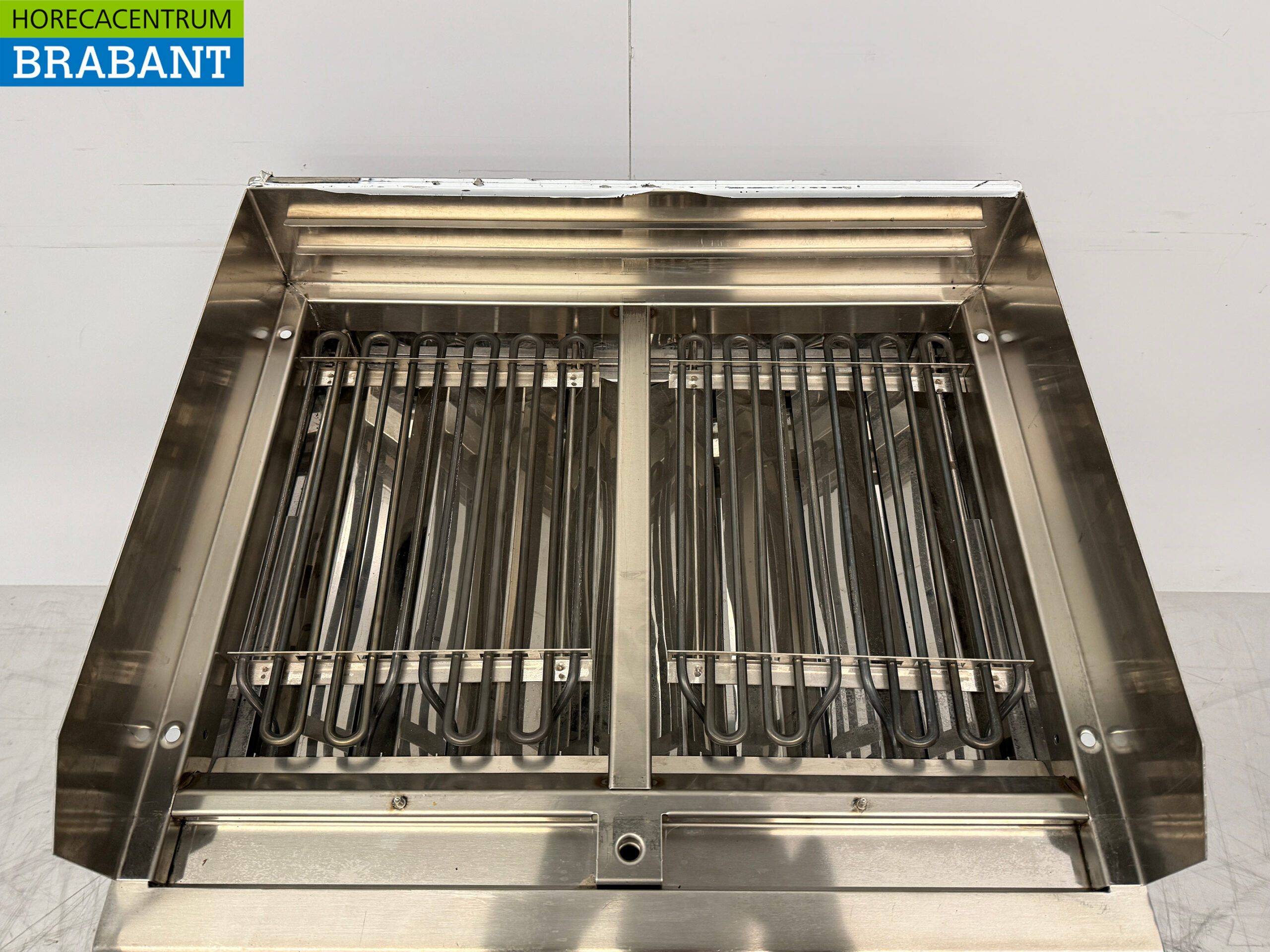 Gril électrique Zanussi en acier inoxydable 70 cm 400V Restauration – Image 4