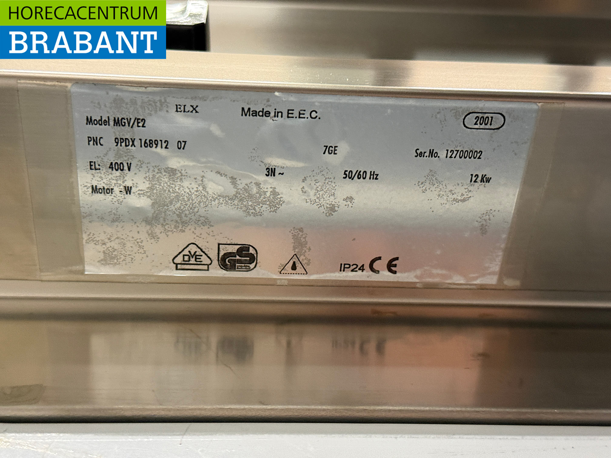 Gril électrique Zanussi en acier inoxydable 70 cm 400V Restauration – Image 5