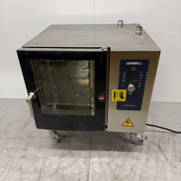 Acier inoxydable Leventi Mobile Combi steamer 5 x 1/1 GN 400V Horeca