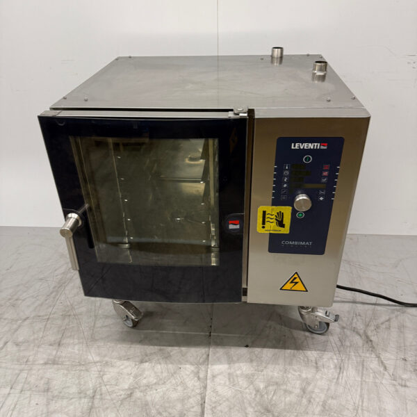 Acier inoxydable Leventi Mobile Combi steamer 5 x 1/1 GN 400V Horeca