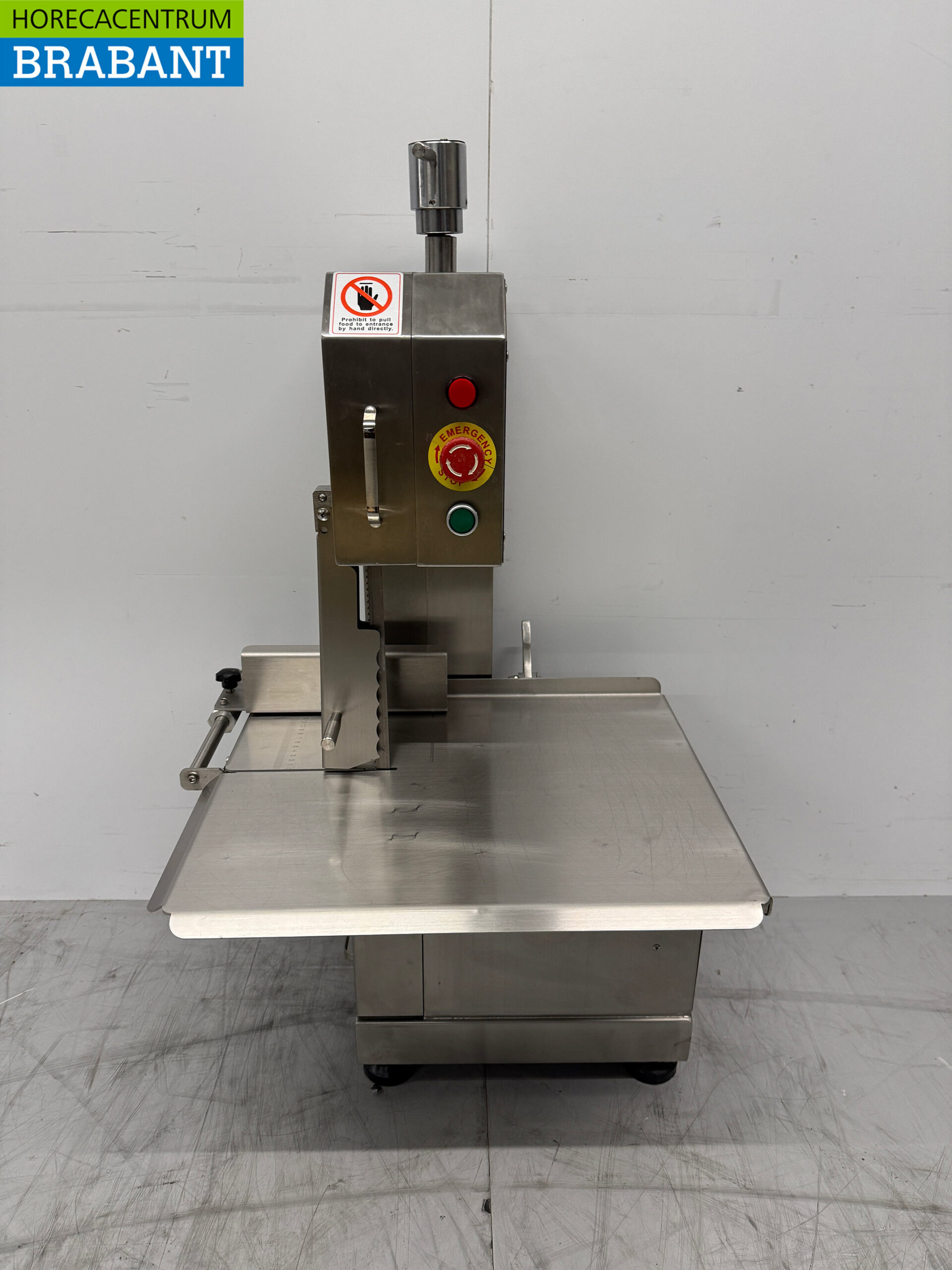 Scie à ruban en acier inoxydable scie à os table inclinable 1650 mm 230V Boucherie Traiteur