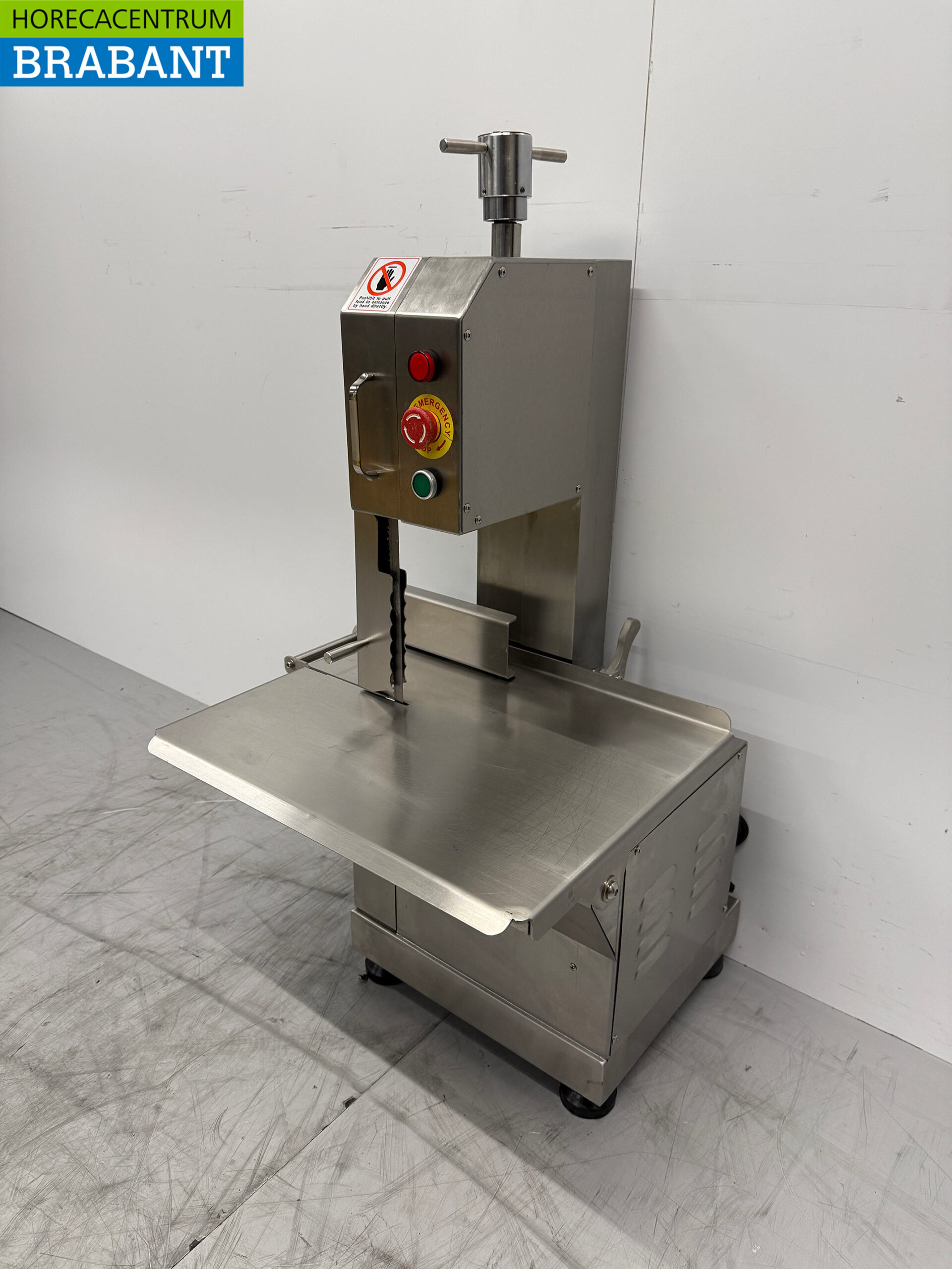 Scie à ruban en acier inoxydable scie à os table inclinable 1650 mm 230V Boucherie Traiteur – Image 2