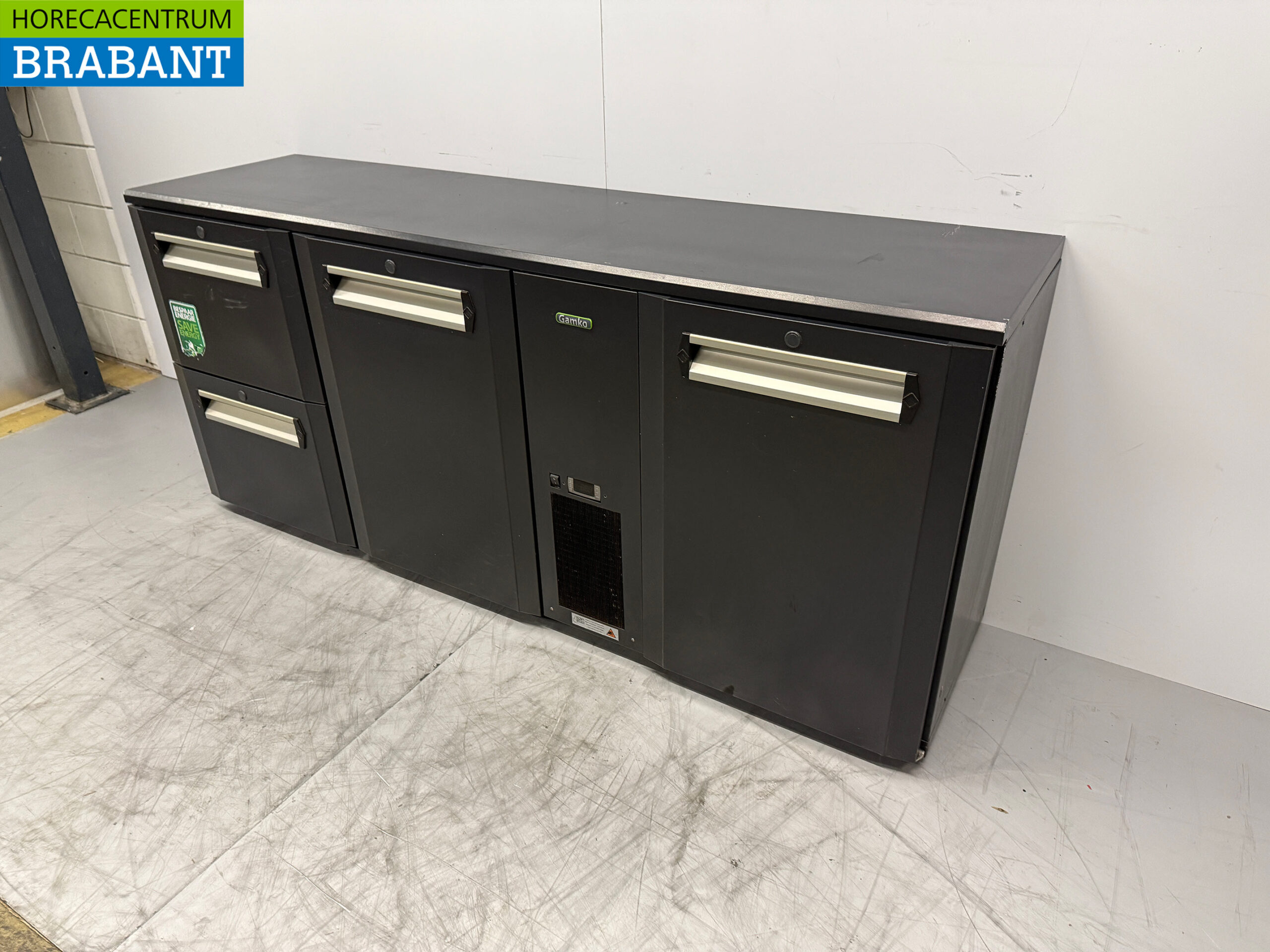 Gamko Bar Cooler 2 portes et 2 tiroirs 197,5 cm 230V Horeca – Image 2