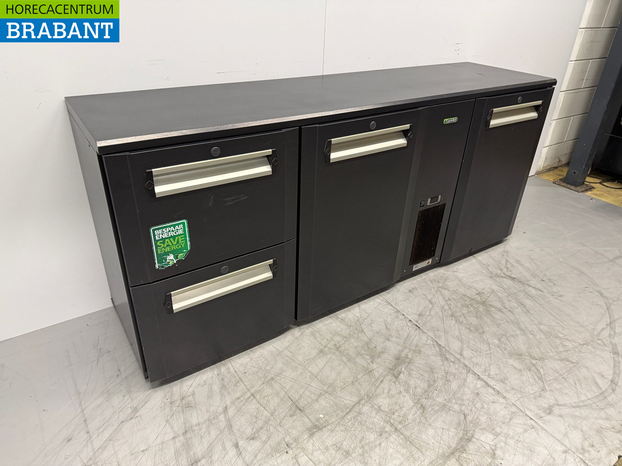 Gamko Bar Cooler 2 portes et 2 tiroirs 197,5 cm 230V Horeca – Image 3