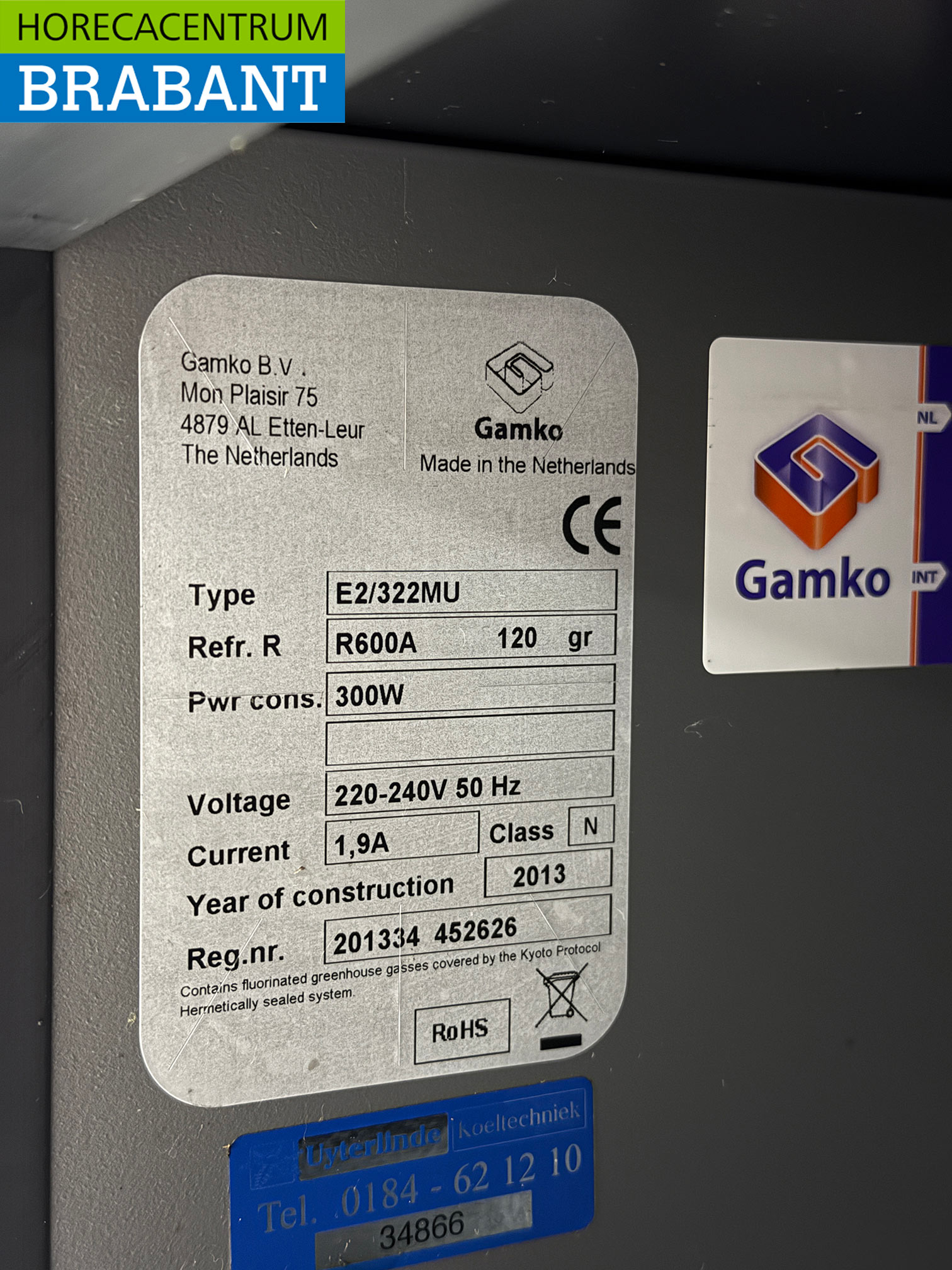 Gamko Bar Cooler 2 portes et 2 tiroirs 197,5 cm 230V Horeca – Image 6