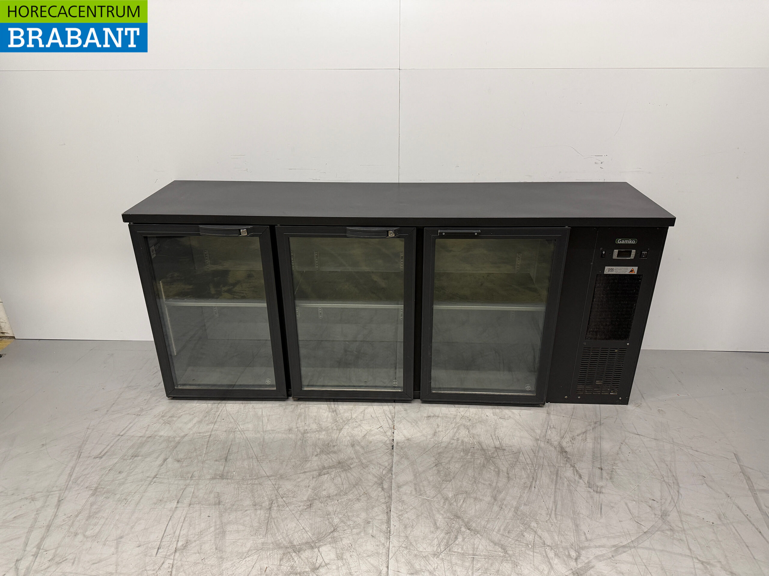 Gamko Bar Cooler 3 portes battantes en verre 199 cm 230V Horeca