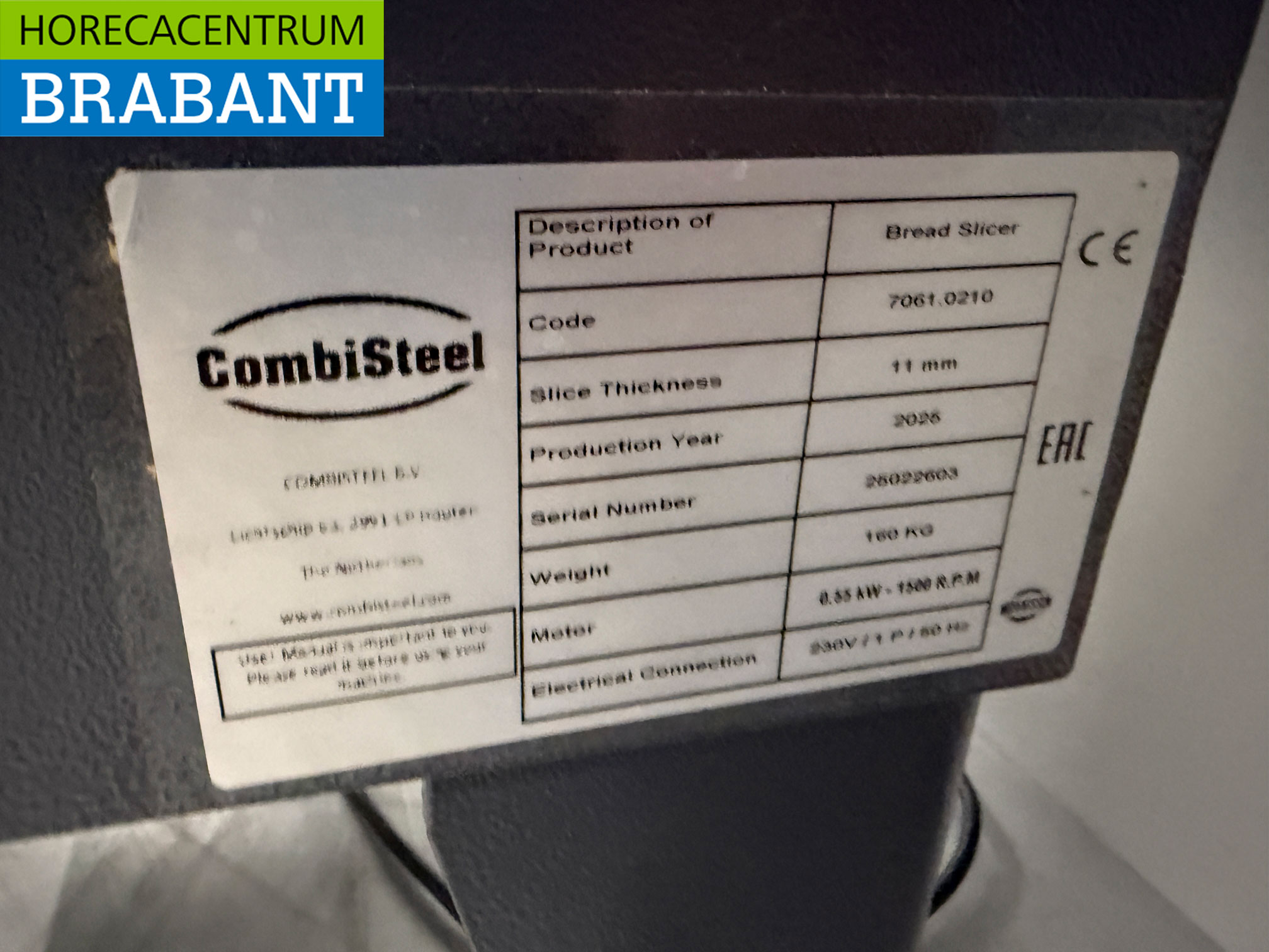 Combisteel Tranche-pain mobile 11 mm 230V Bj. 2025 Restauration Boulangerie – Image 5