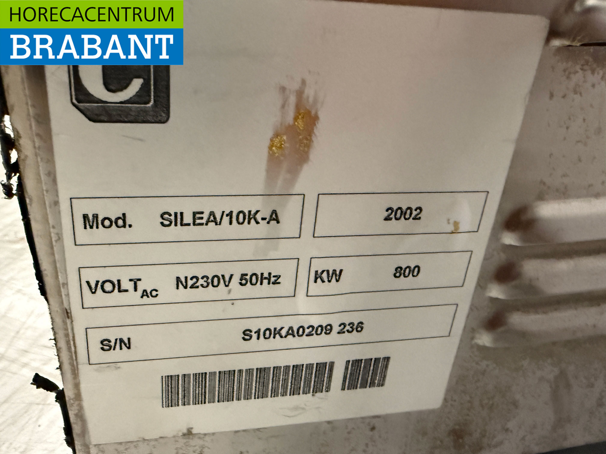 Cuppone Silea 10K en acier inoxydable Coupe spirale 10 litres 230V Restauration Boulangerie – Image 6