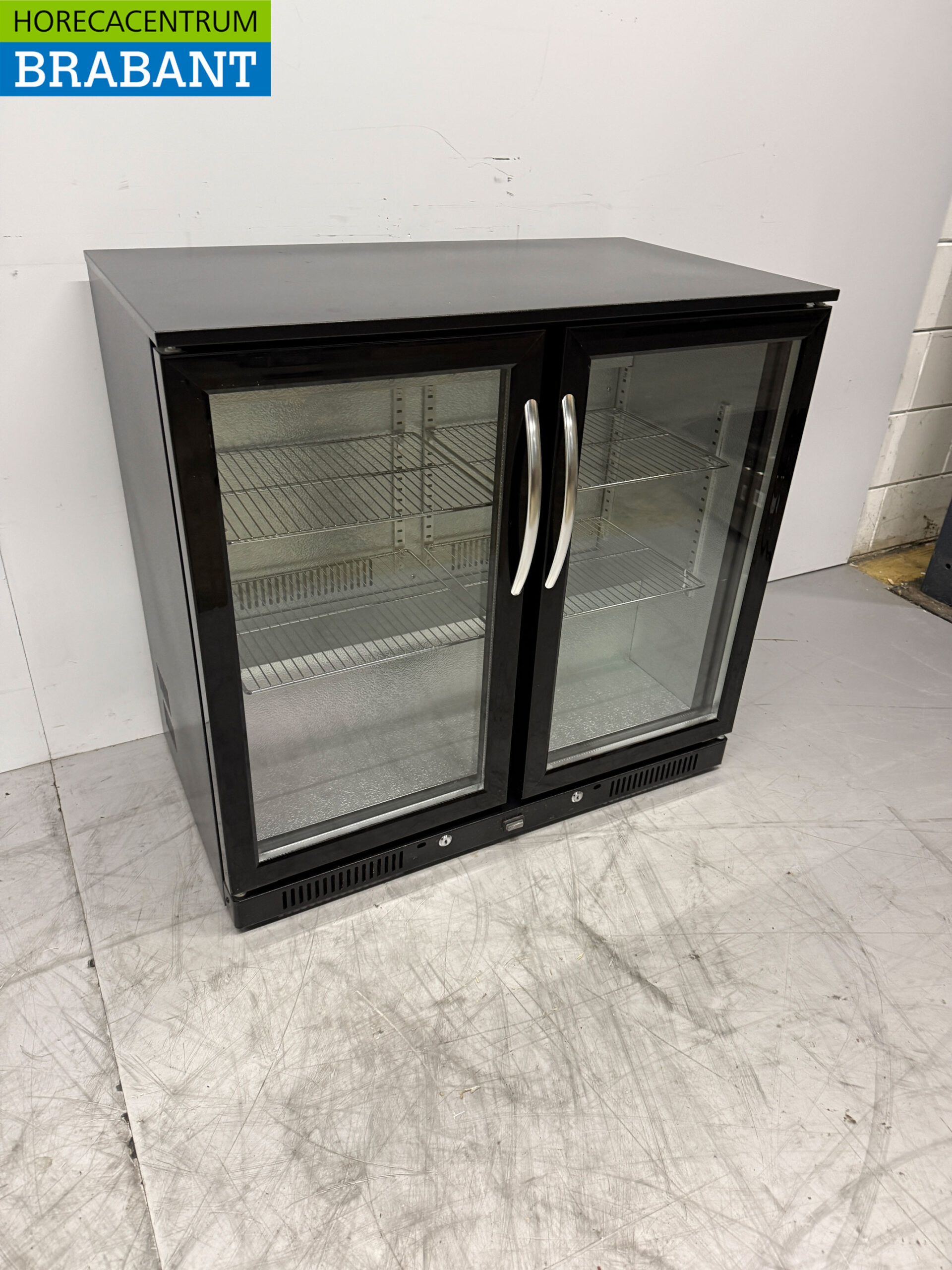 Bar glacière 2 portes battantes en verre 90.5 cm 230V Horeca – Image 3