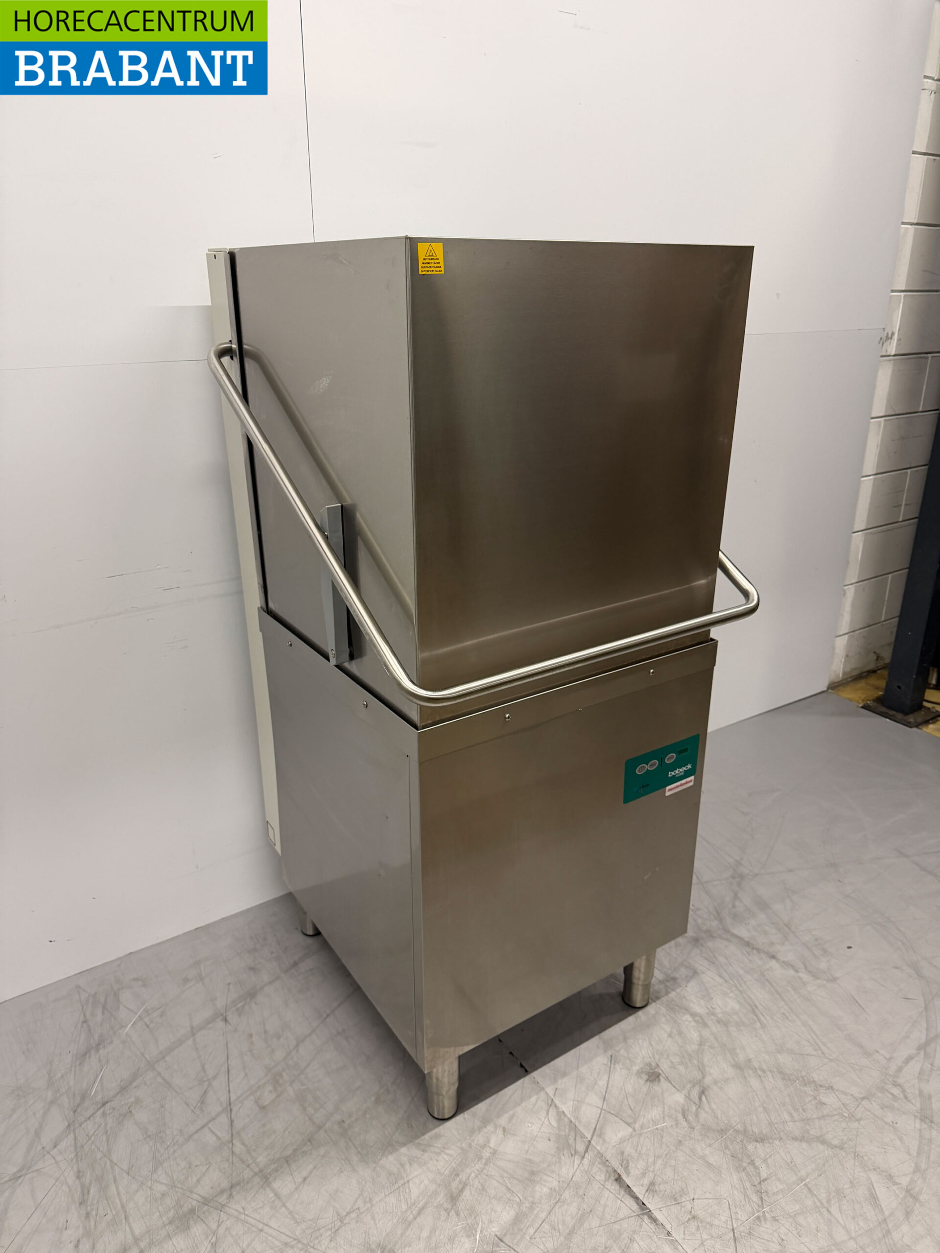 Lave-vaisselle à passage Bobeck H530E en acier inoxydable avec pompe de vidange 400V Horeca – Image 3