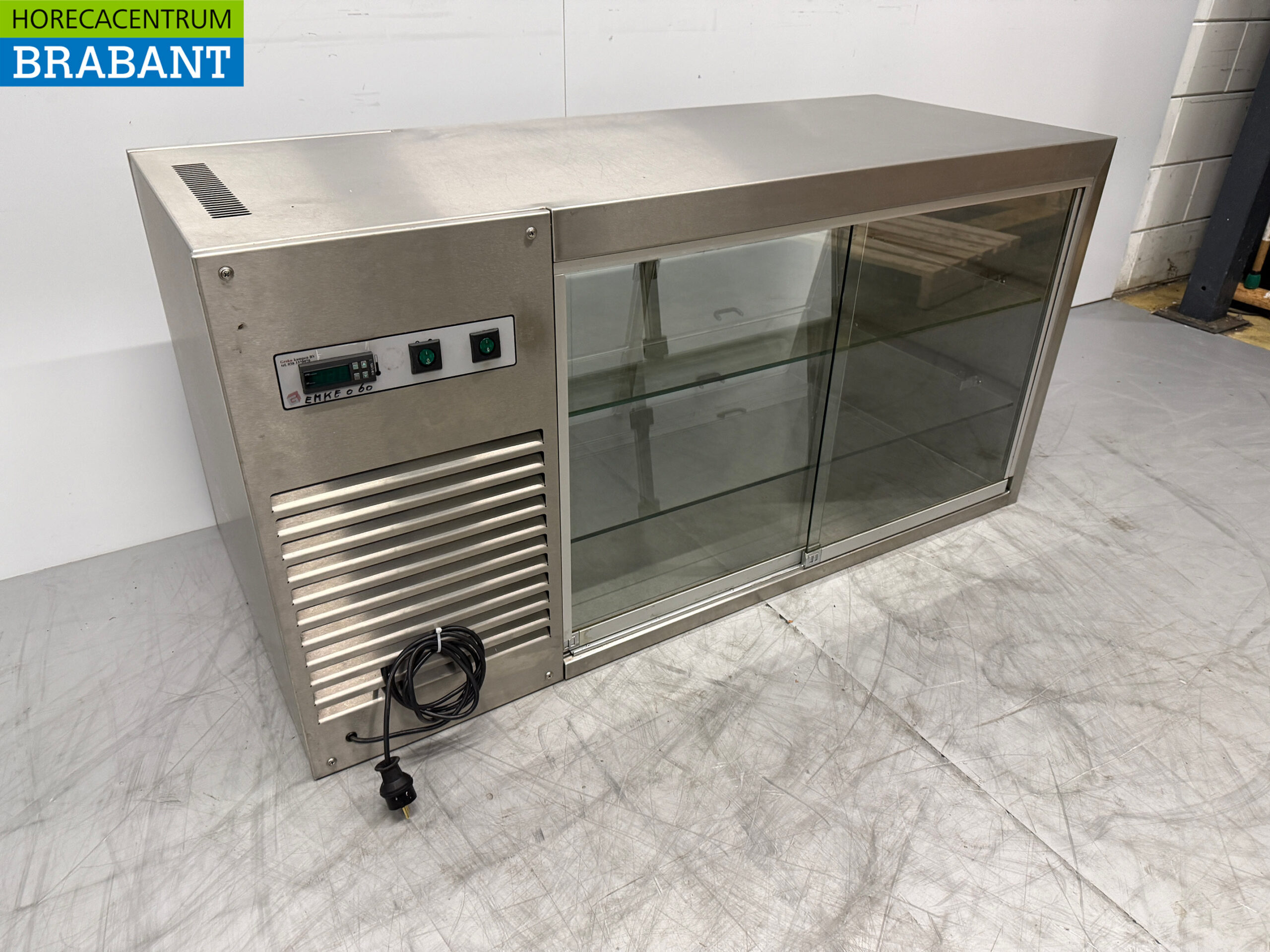 Vitrine Groku en acier inoxydable 6 volets 140 cm 230V Horeca – Image 5