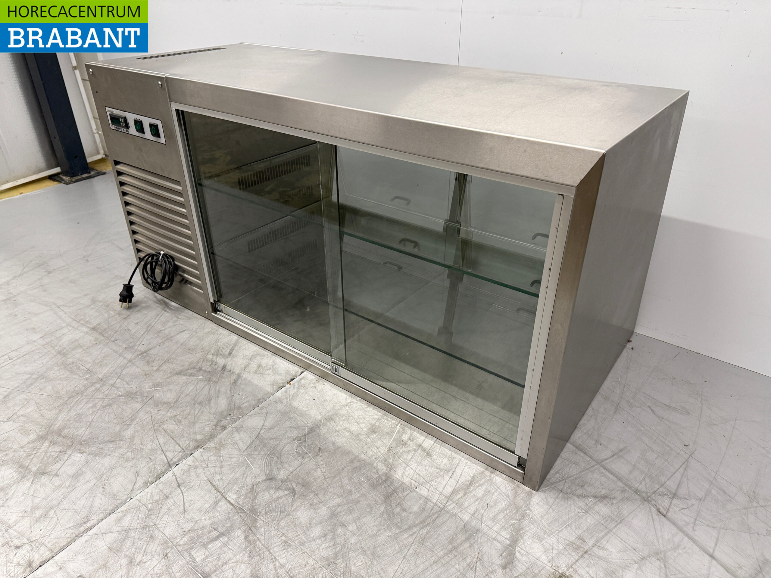 Vitrine Groku en acier inoxydable 6 volets 140 cm 230V Horeca – Image 6