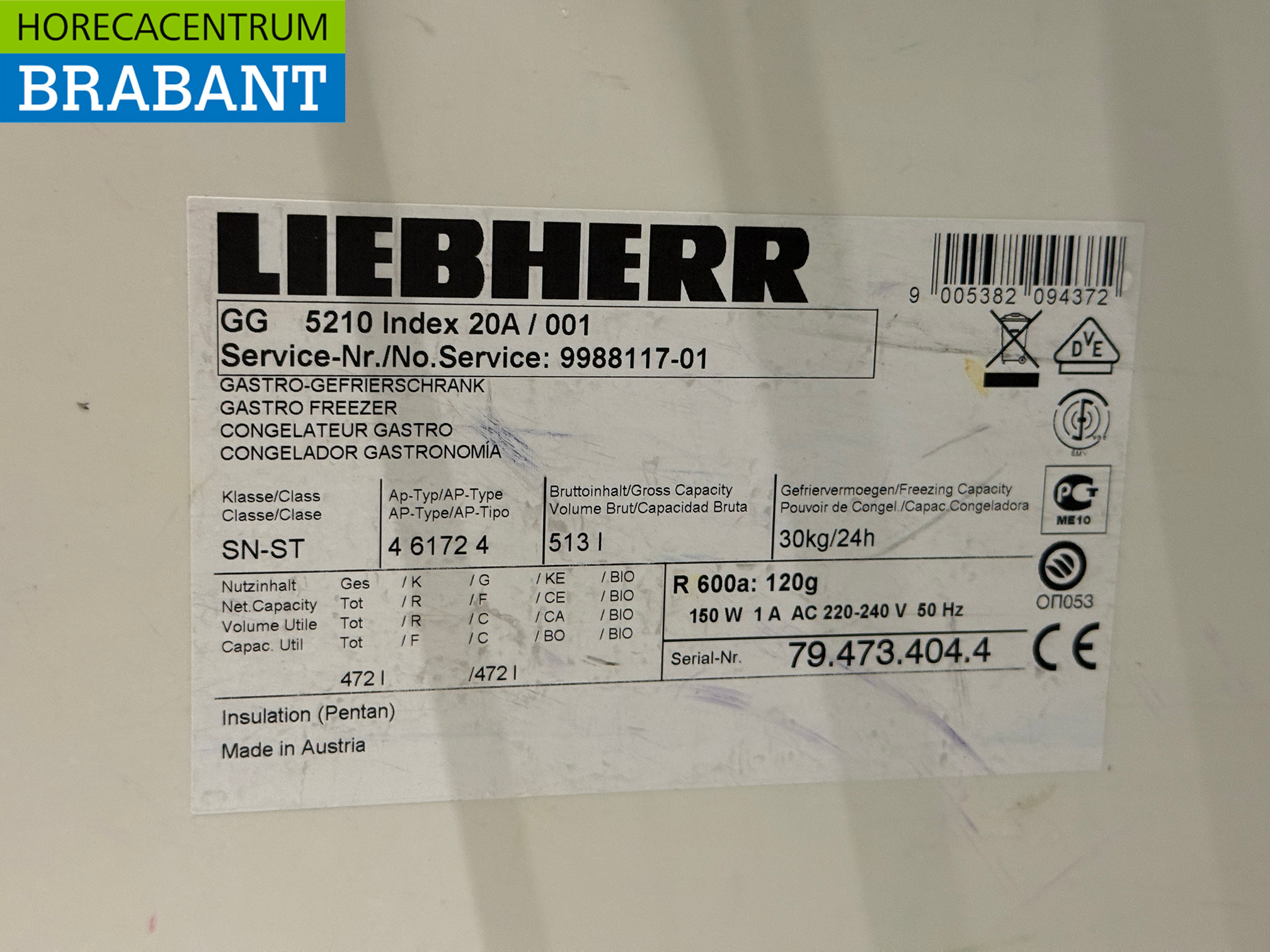 Liebherr Congélateur 513 litres 230V Horeca – Image 5