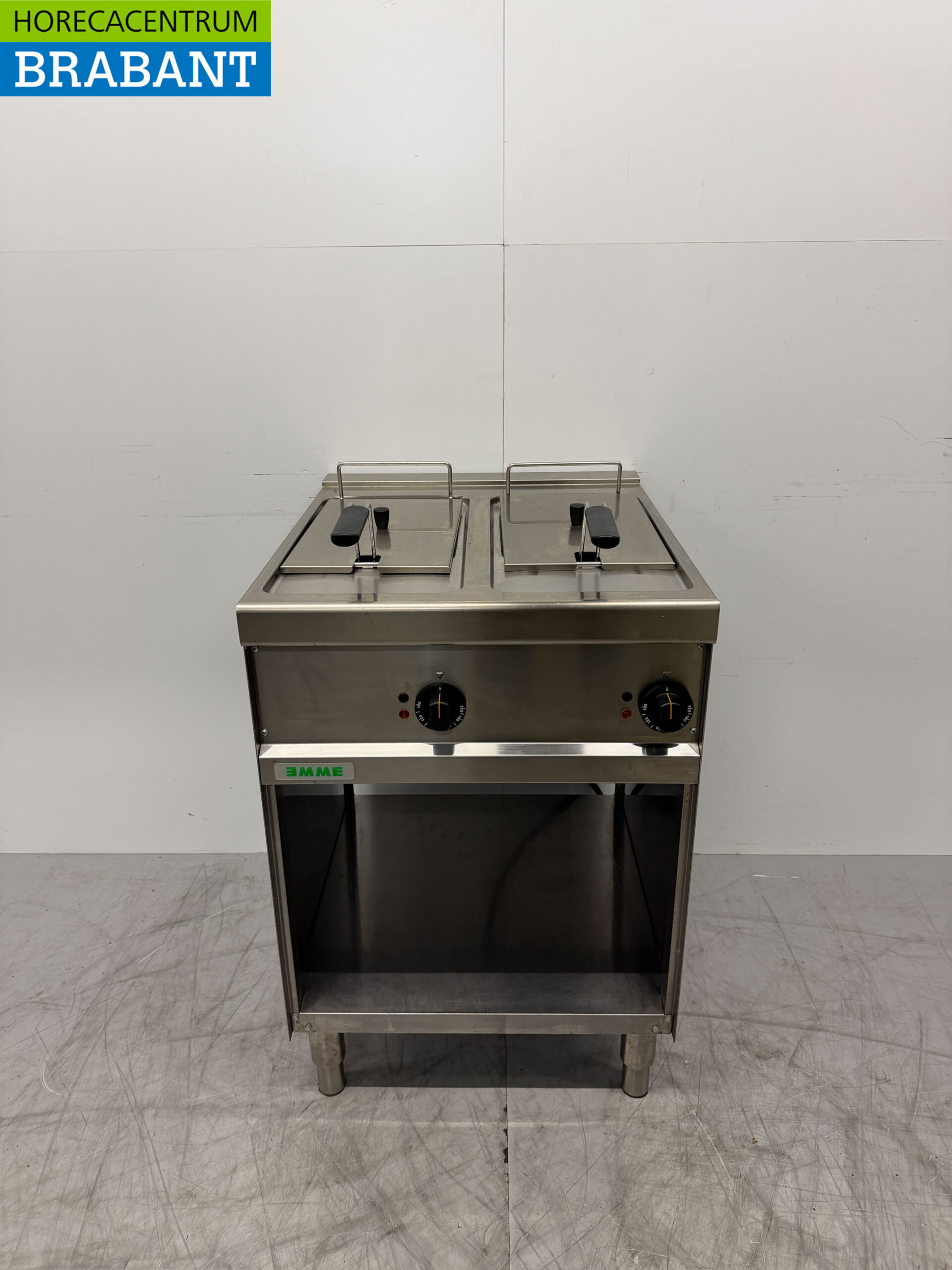 Friteuse double Giga en acier inoxydable 2 x 8 litres 400V Horeca