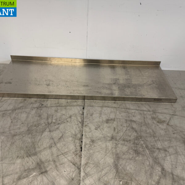 Étagère murale en acier inoxydable 120 x 40 cm Restauration