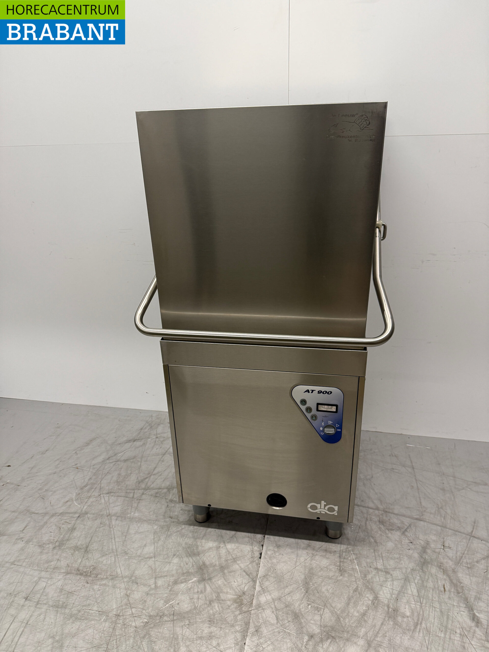 Lave-vaisselle à passage ATA en acier inoxydable avec pompe de vidange 400V Horeca