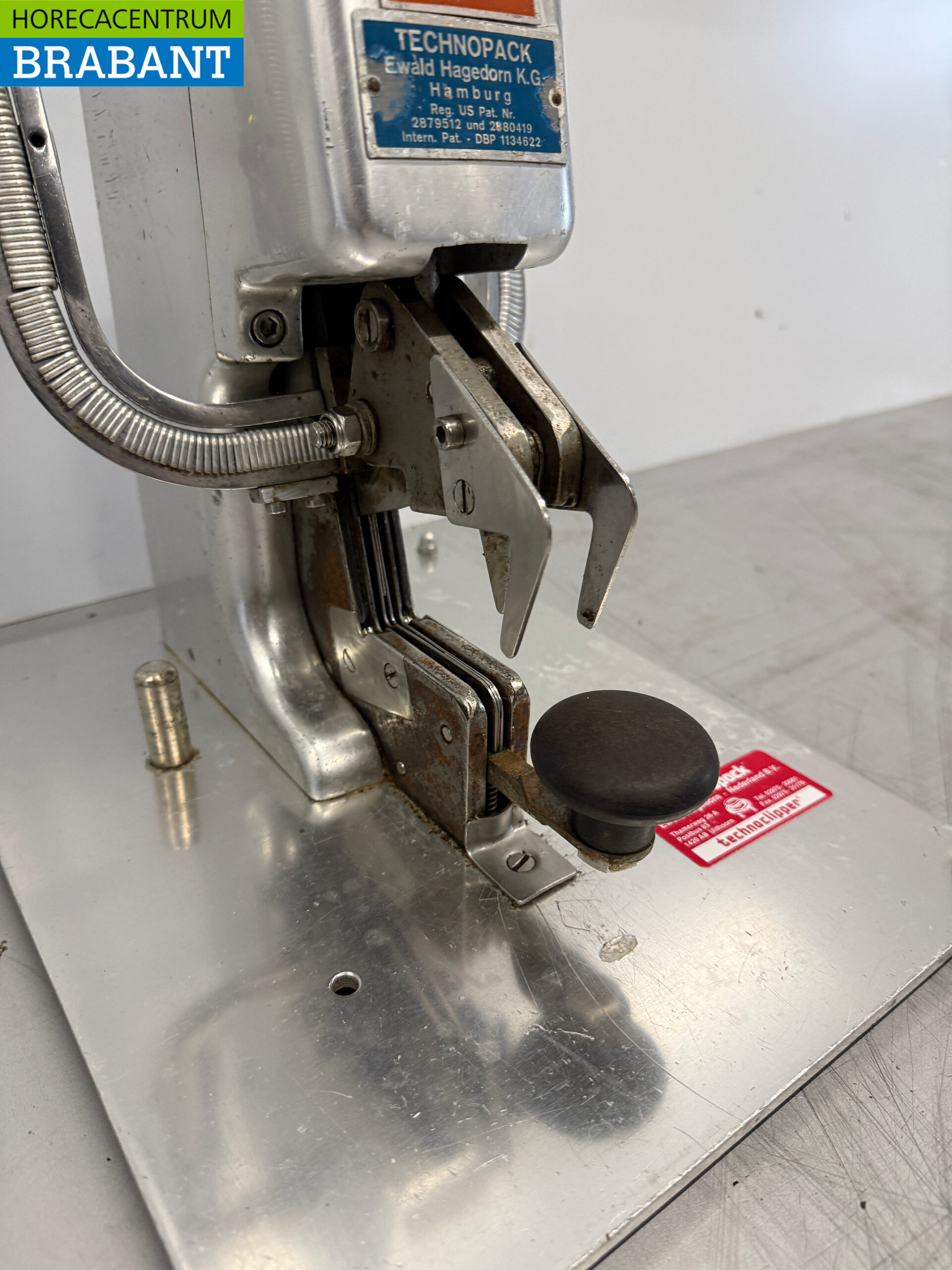 Tipper en acier inoxydable Coupe-saucisses manuel avec pinces Restauration Boucherie – Image 4