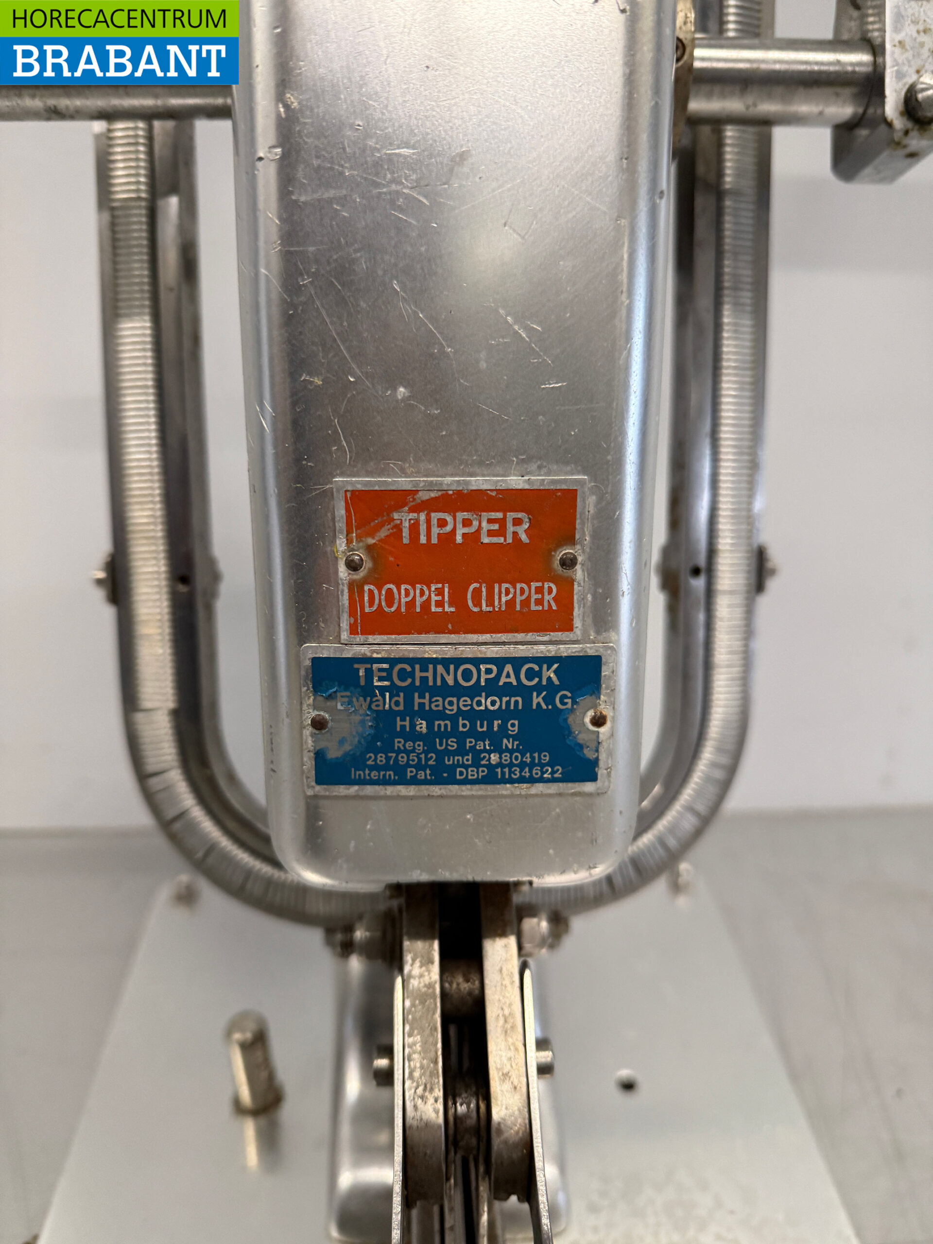 Tipper en acier inoxydable Coupe-saucisses manuel avec pinces Restauration Boucherie – Image 5