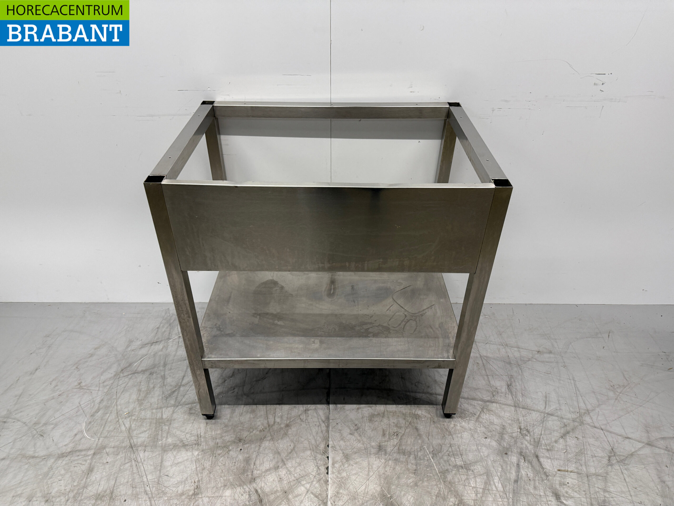 Base en acier inoxydable avec châssis 83 x 58,5 x 87 cm Restauration