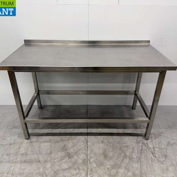 Table de travail en acier inoxydable 147,5 x 70 x 89,5 cm Horeca