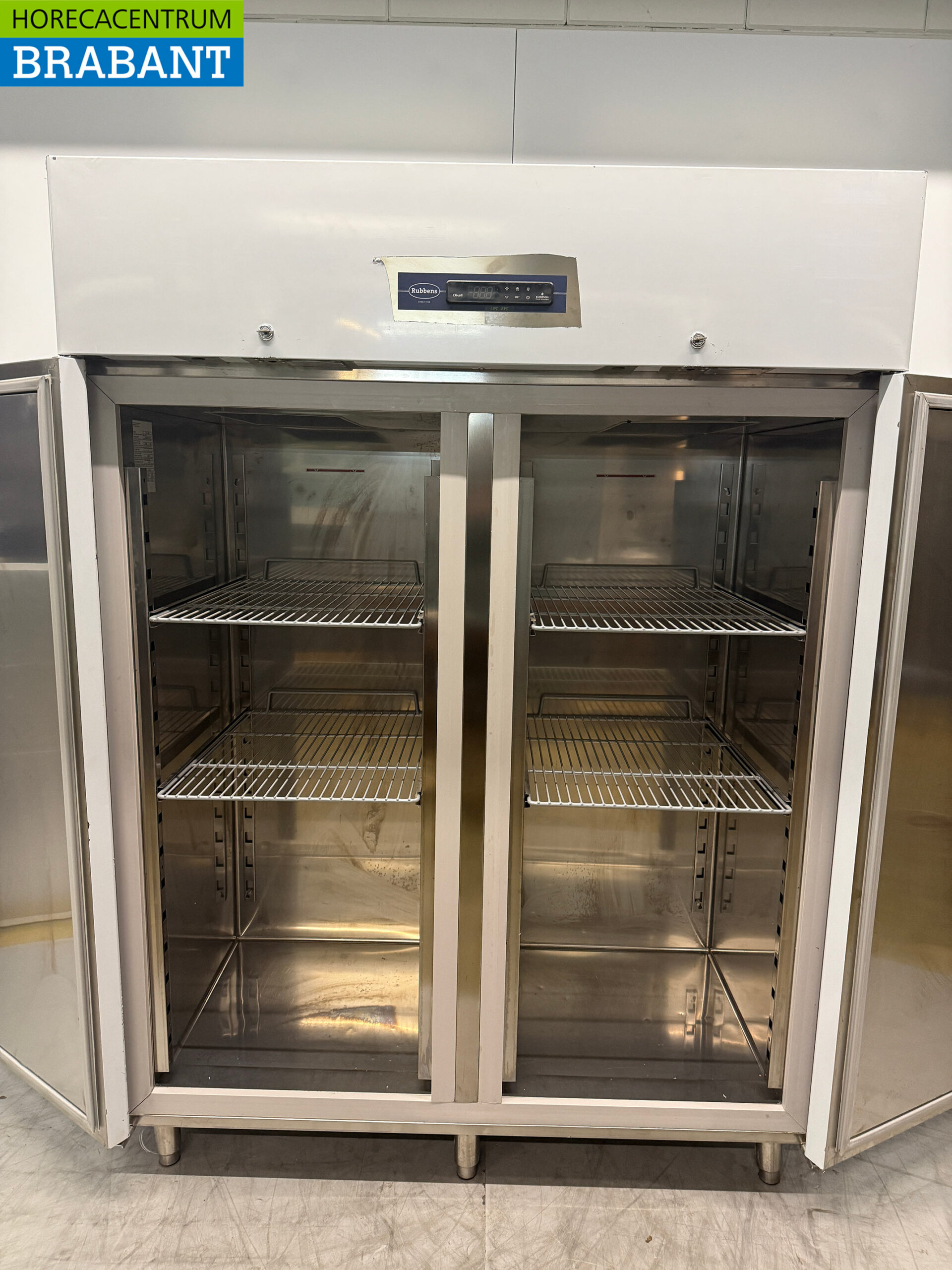 Rubbens en acier inoxydable Congélateur double porte 1120 litres 230V Horeca – Image 4