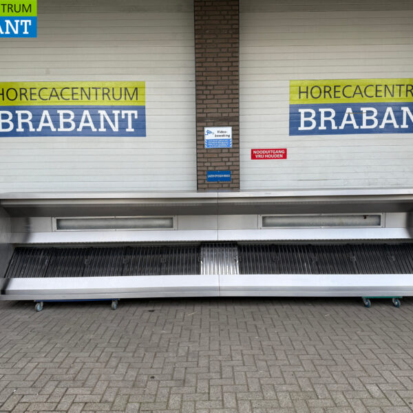 Extracteur à induction en acier inoxydable Box Model 550 x 130.5 x 55 cm 230V Horeca