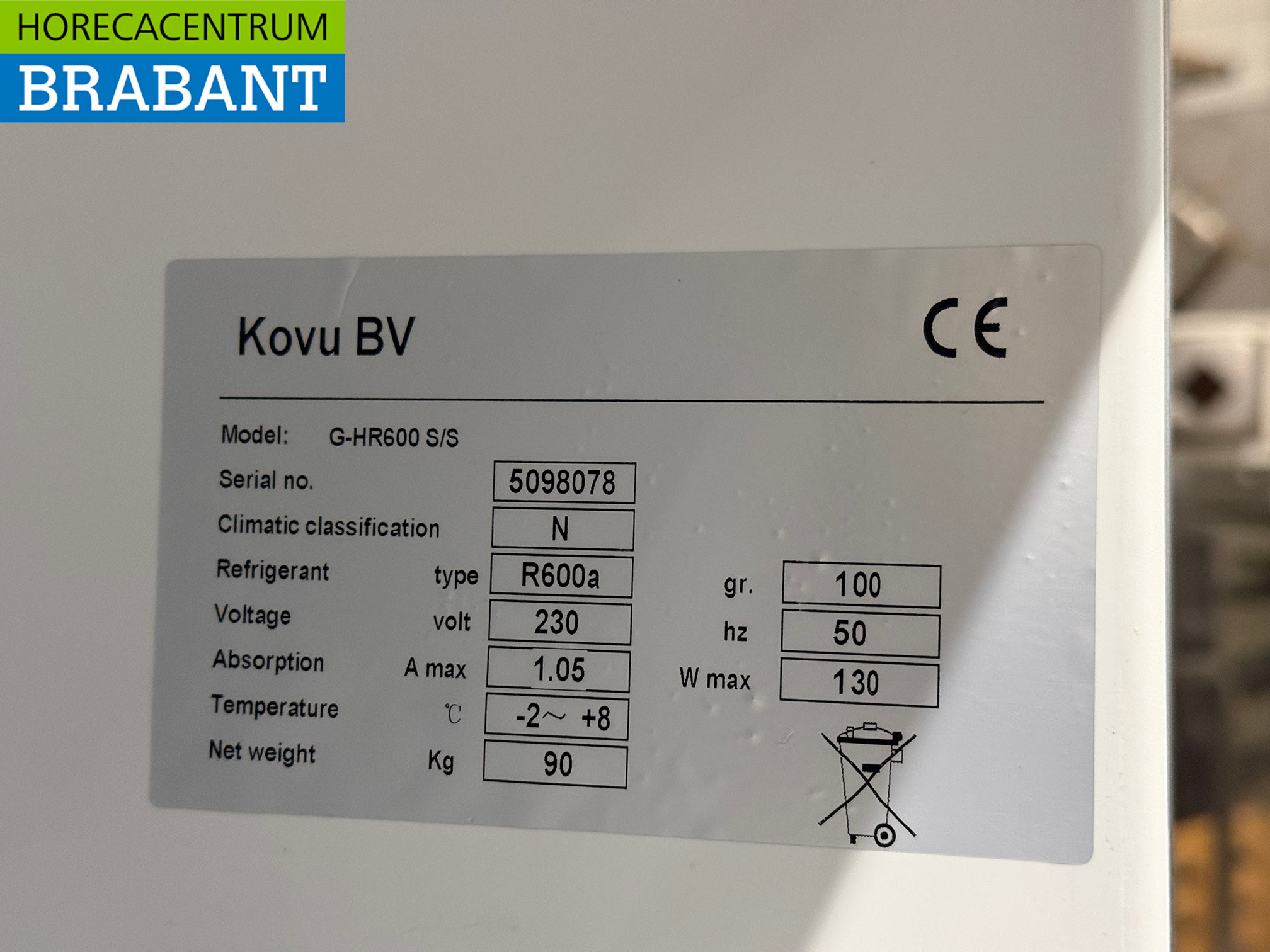 Acier inoxydable Groenland Réfrigération 620 litres 230V Horeca – Image 5