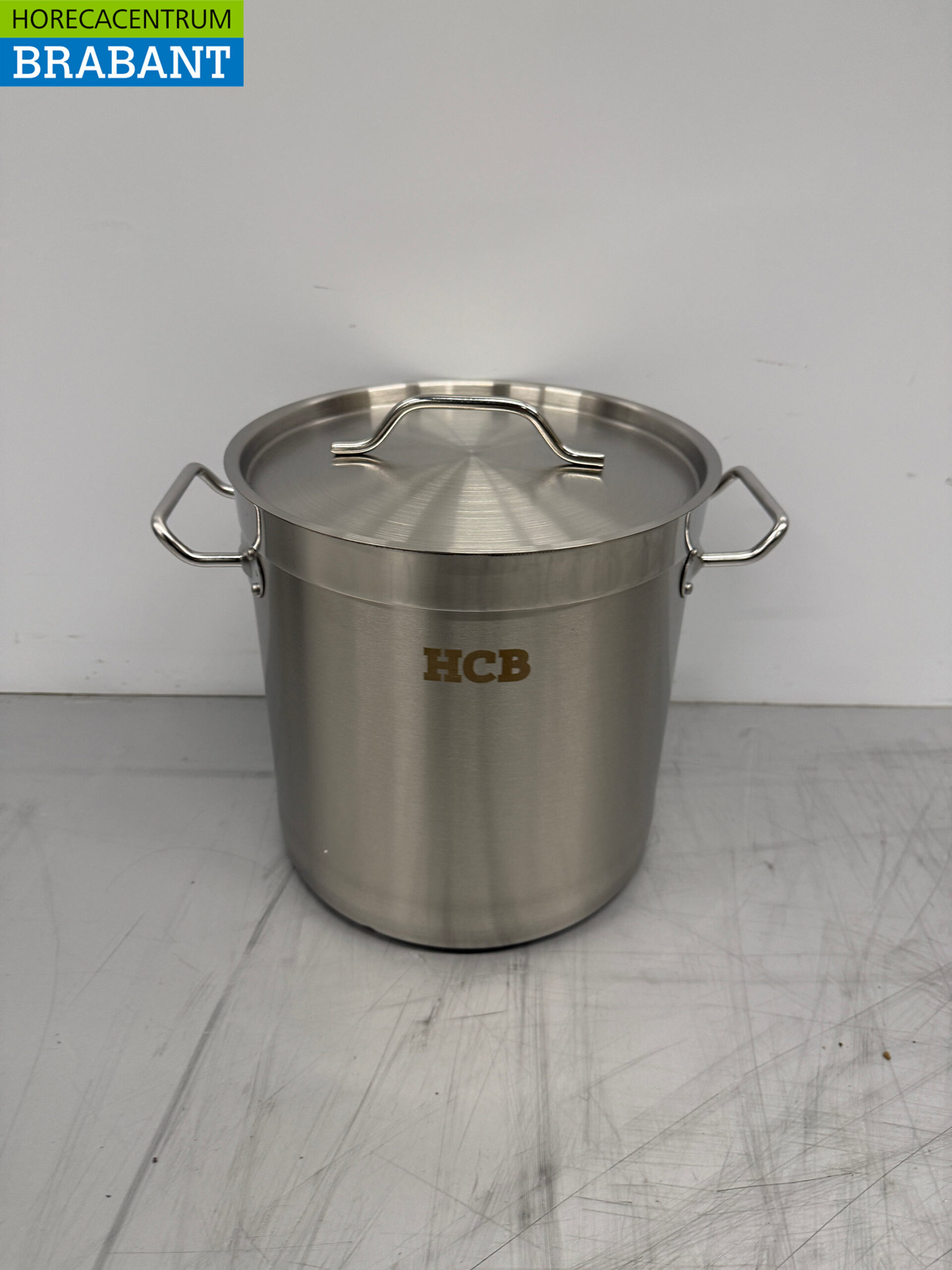 Acier inoxydable Poêle à soupe Poêle de cuisson Induction 26 x 26 cm 12 litres Restauration