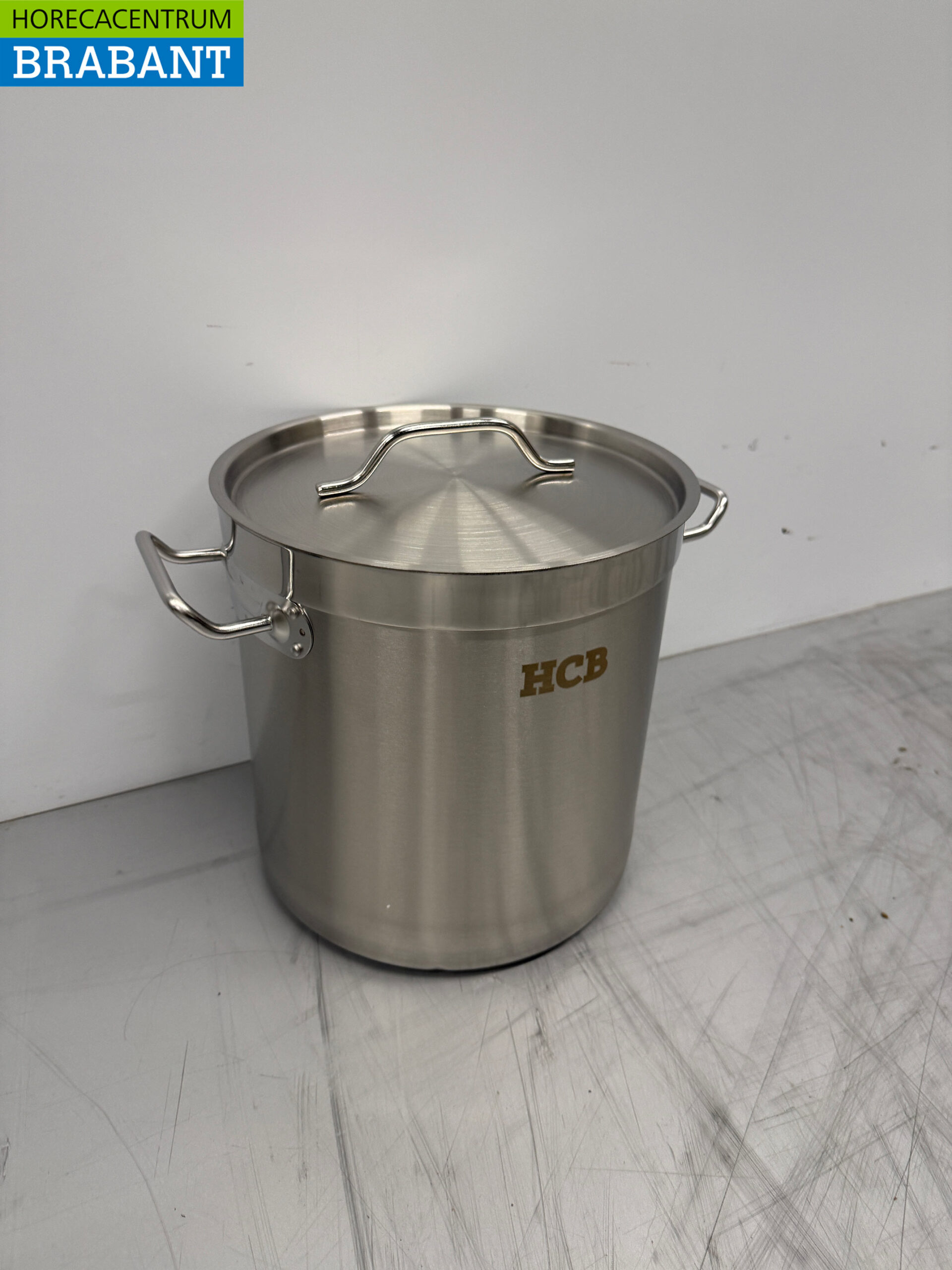 Acier inoxydable Poêle à soupe Poêle de cuisson Induction 26 x 26 cm 12 litres Restauration – Image 3