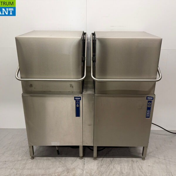 Rhima WD-7 en acier inoxydable Lave-auto coulissant avec lave-linge frontal et lave-vaisselle 400V Horeca