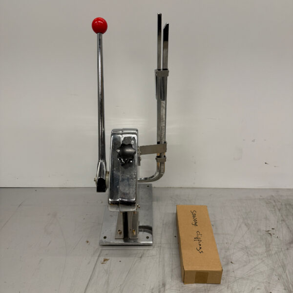 Acier inoxydable Tondeuse manuelle pour saucisses Tondeuse avec pinces Restauration Boucherie