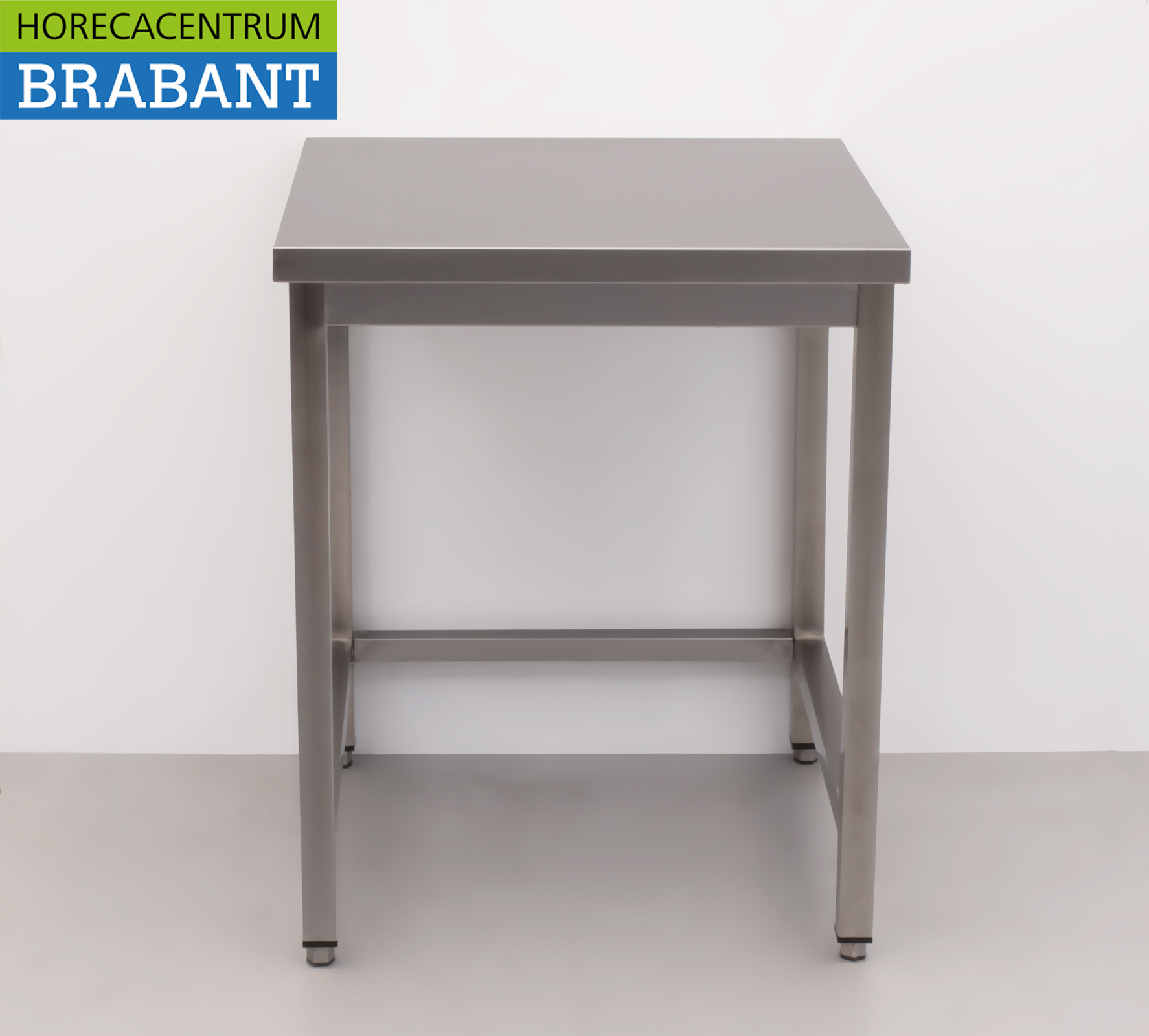 Table de travail HCB en acier inoxydable Premium-line 70 x 70 x 85 cm Restauration
